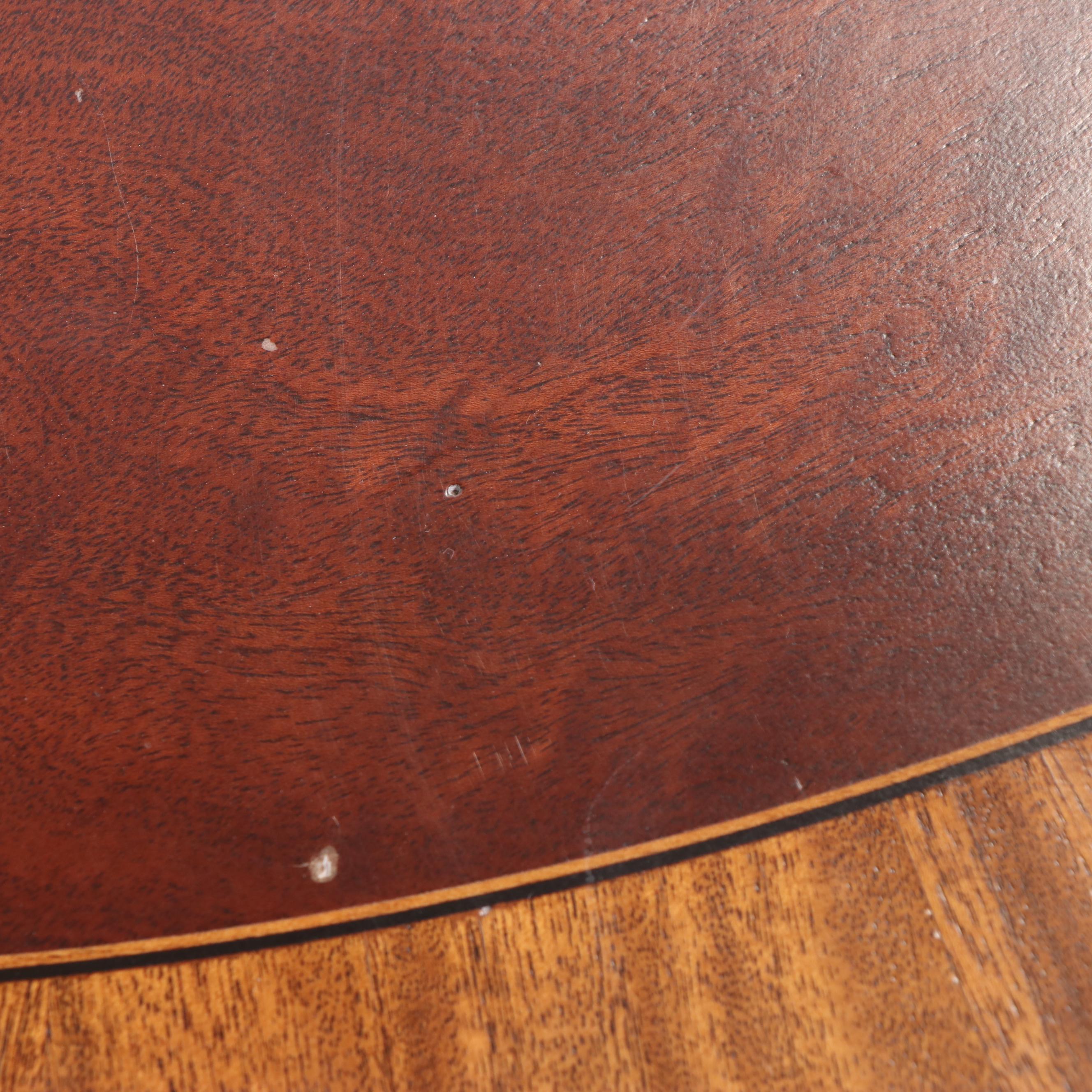 Ethan Allen "Thornton" Flame Mahogany and Crossbanded Coffee Table