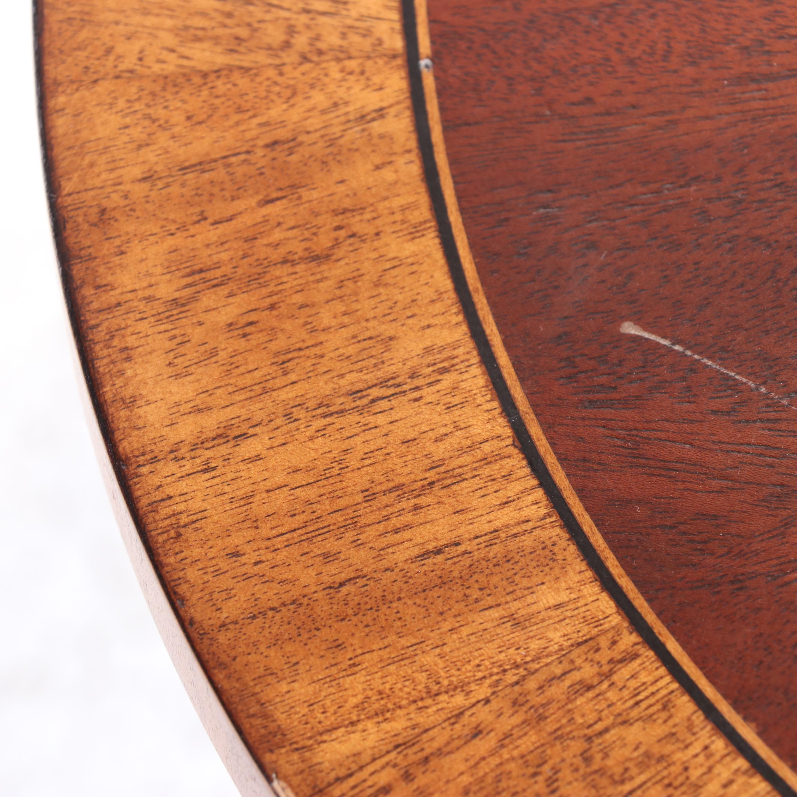 Ethan Allen "Thornton" Flame Mahogany and Crossbanded Coffee Table