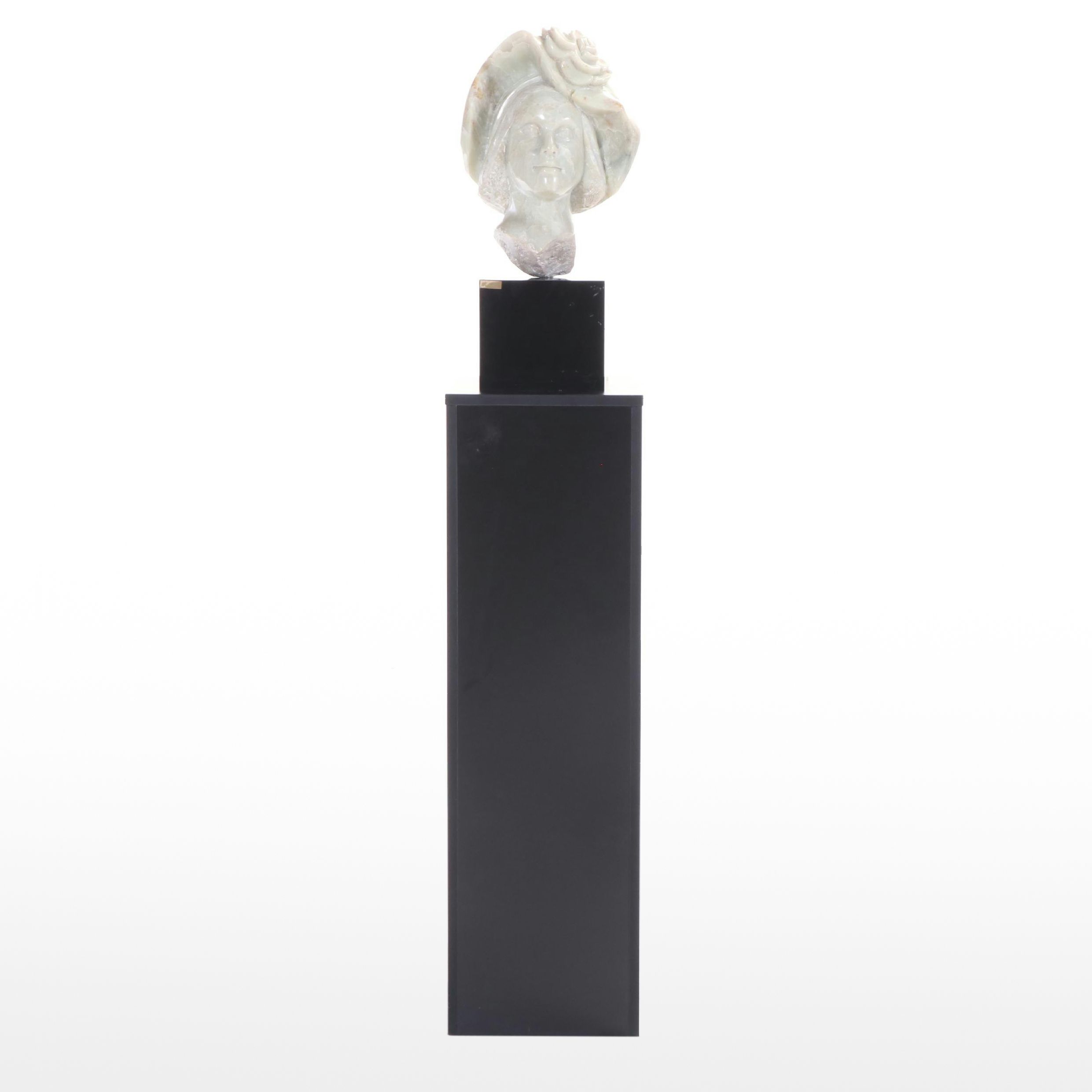 S. Shire Carved Stone Bust