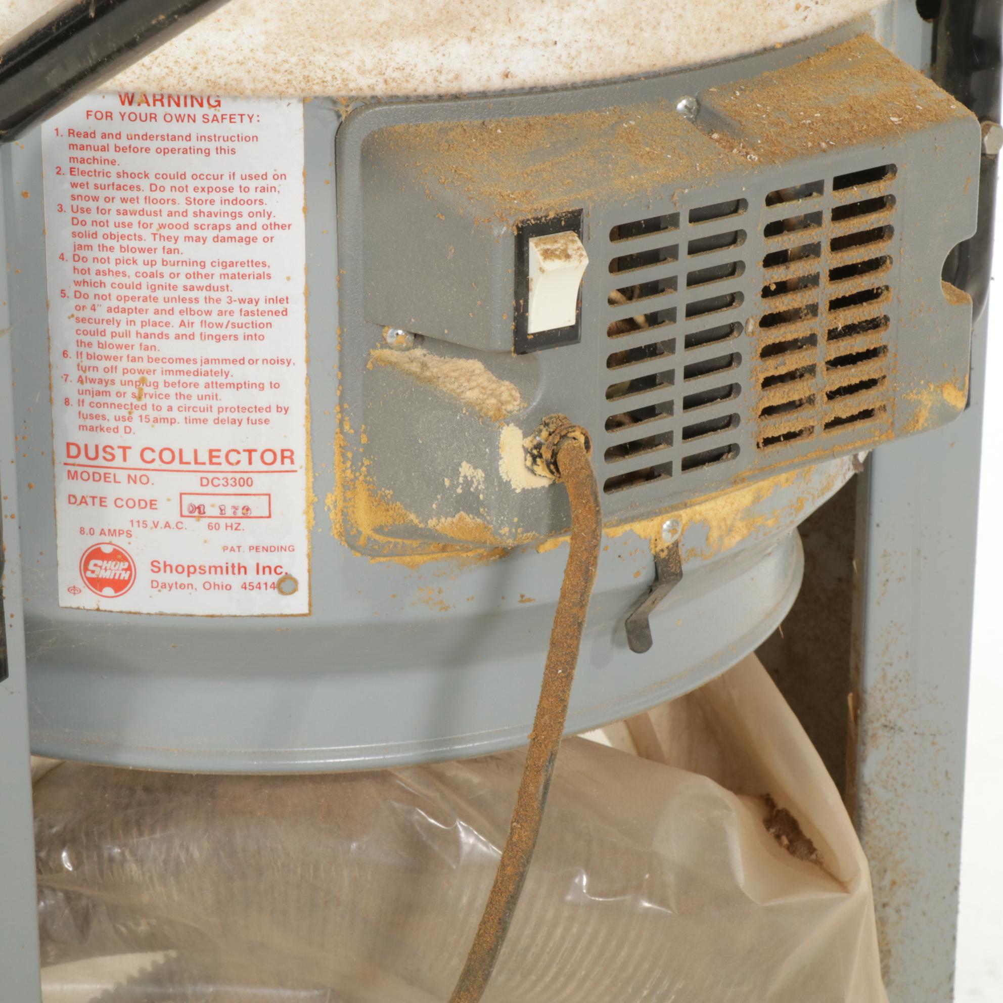 Shopsmith DC3300 Portable Dust Collector