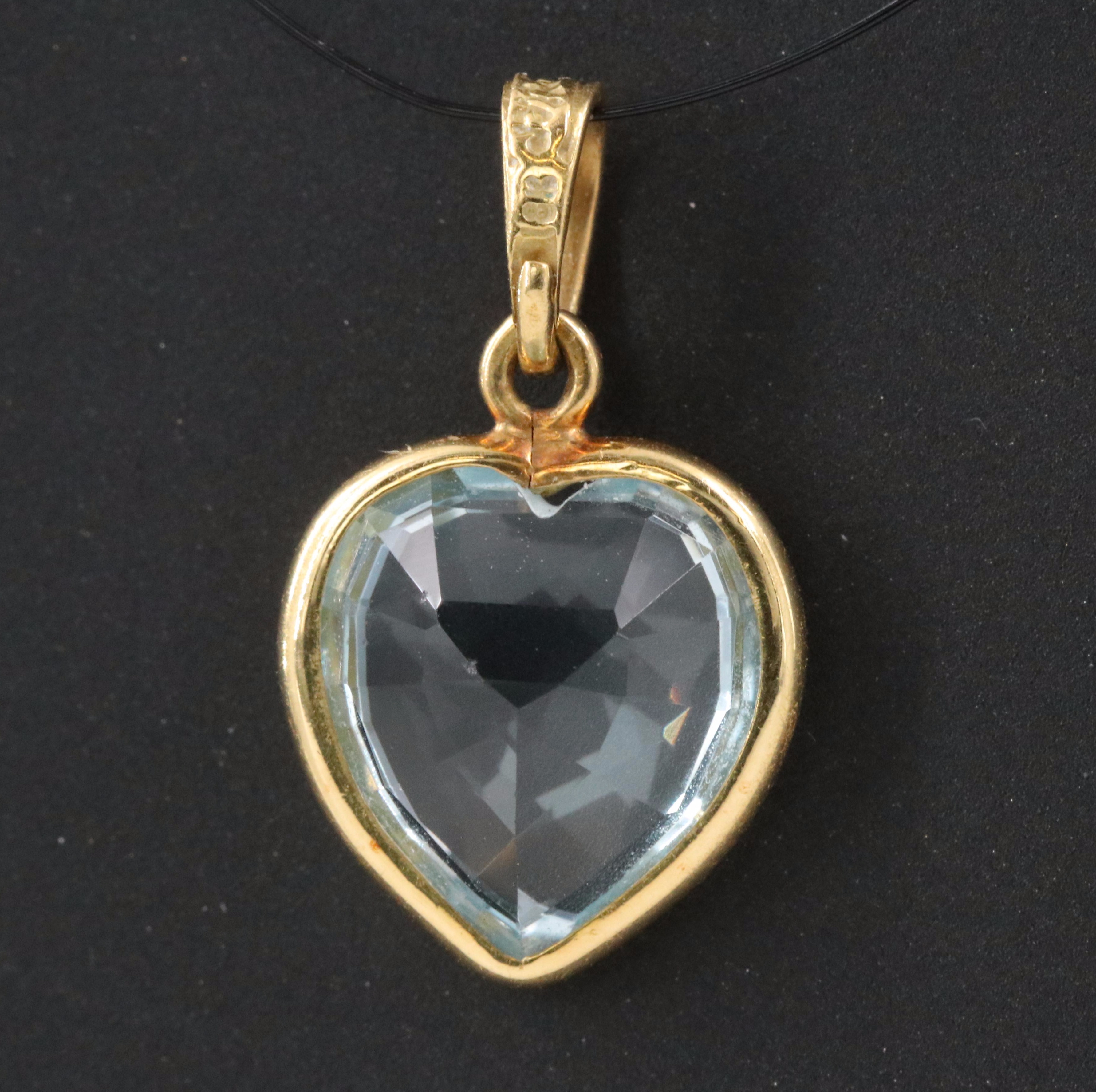 Cartier 18K Heart Pendant