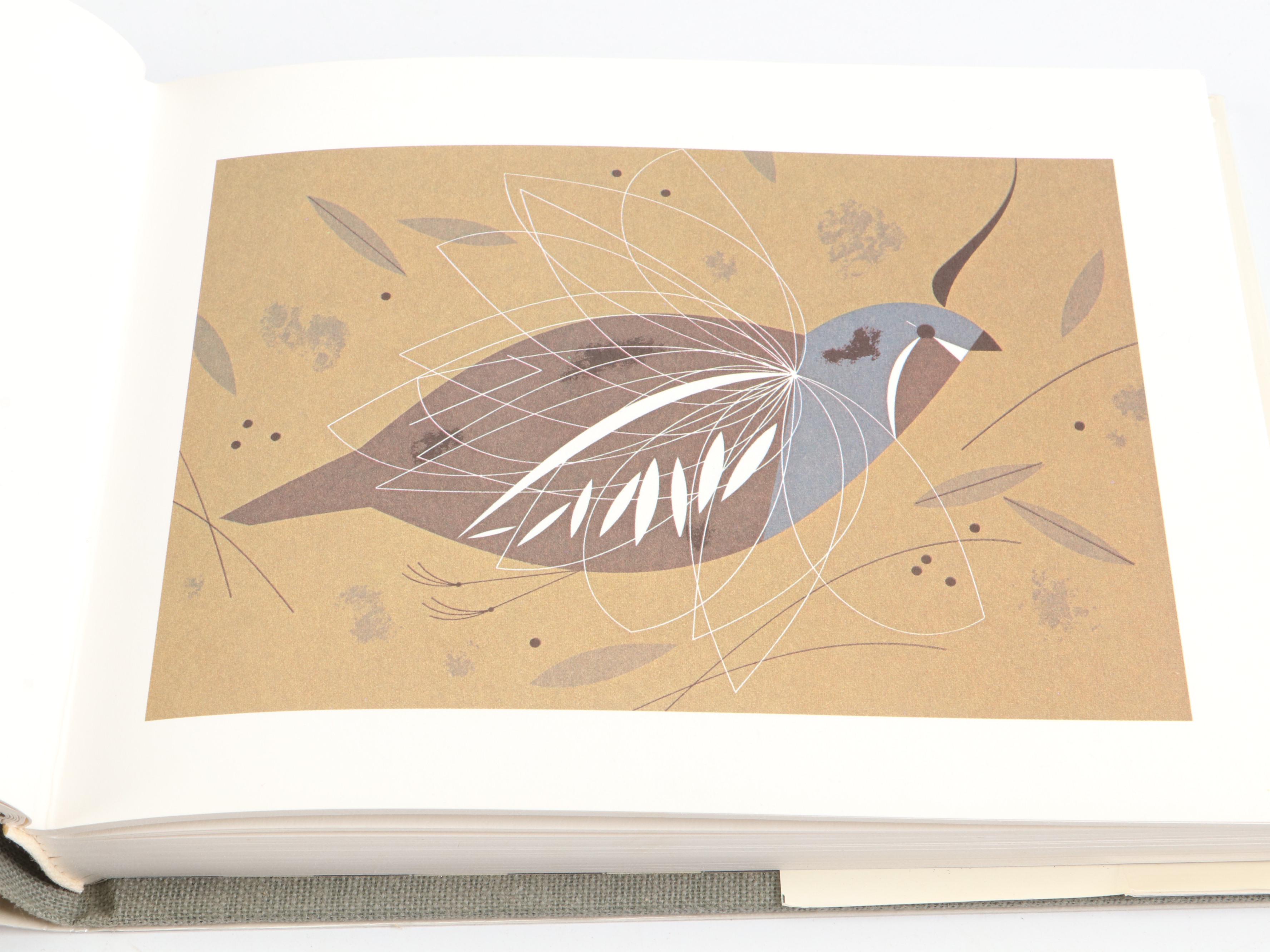 Signed "Charles Harper's Birds & Words" by Charley Harper, 1974