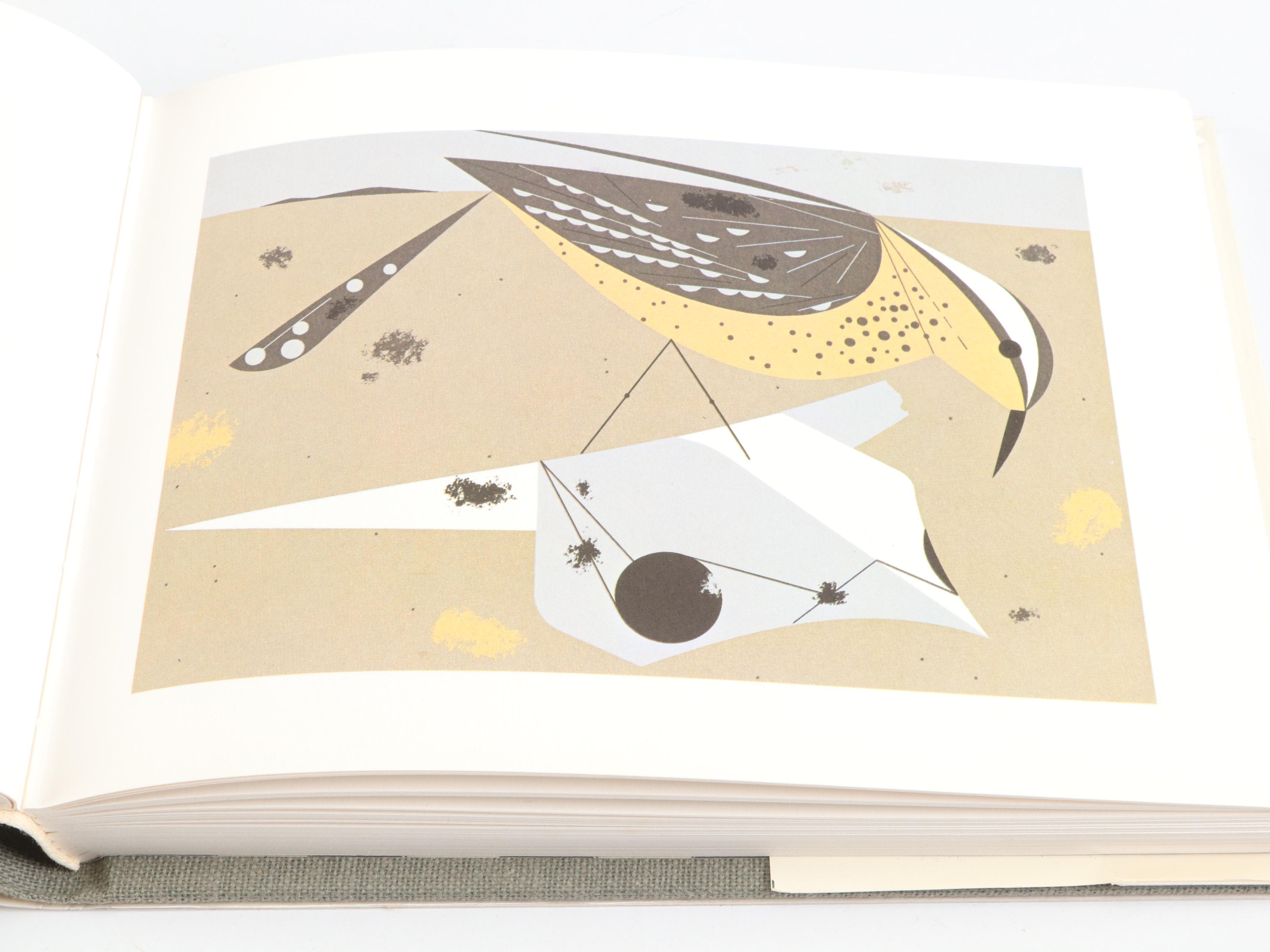 Signed "Charles Harper's Birds & Words" by Charley Harper, 1974