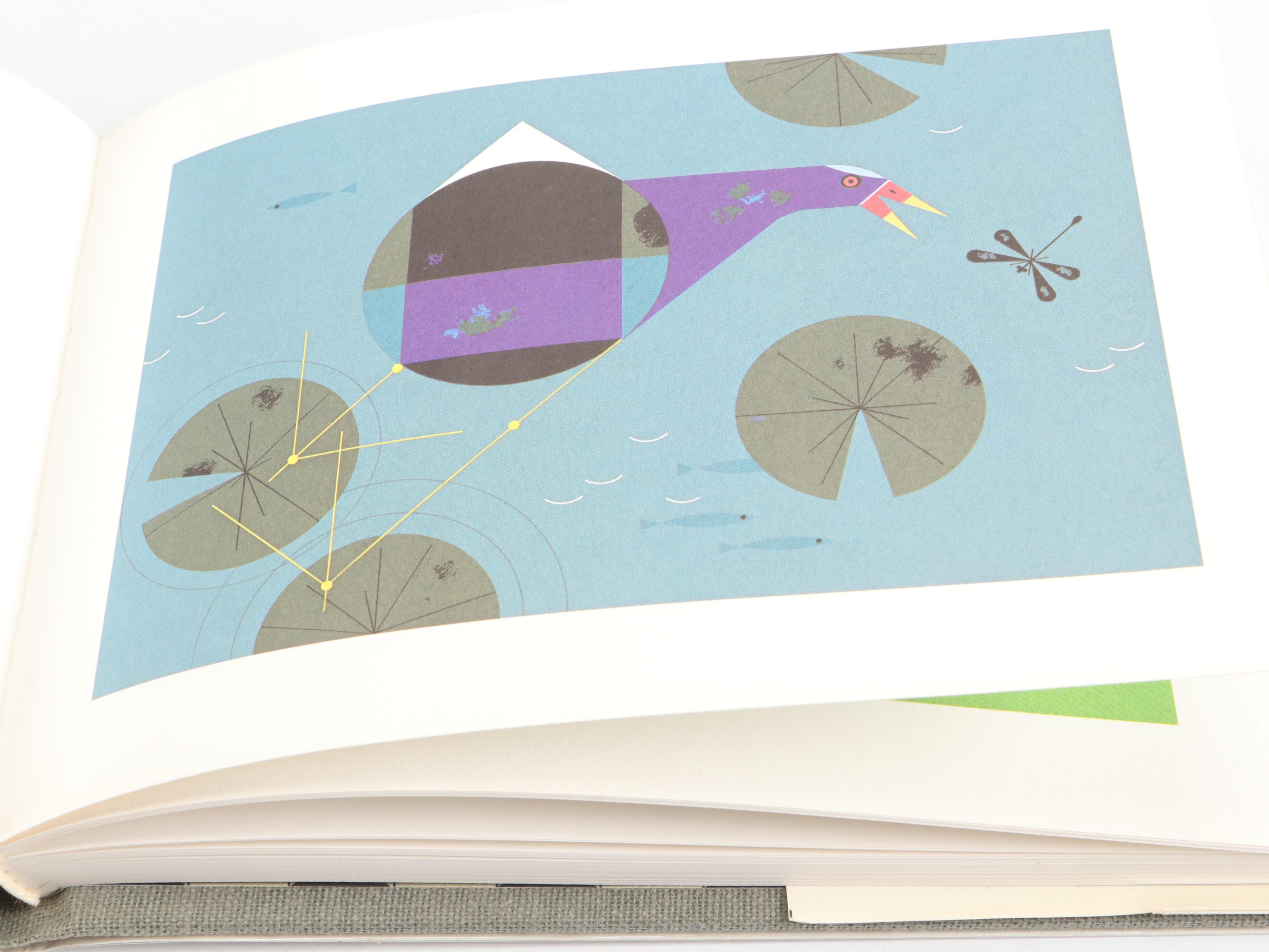 Signed "Charles Harper's Birds & Words" by Charley Harper, 1974