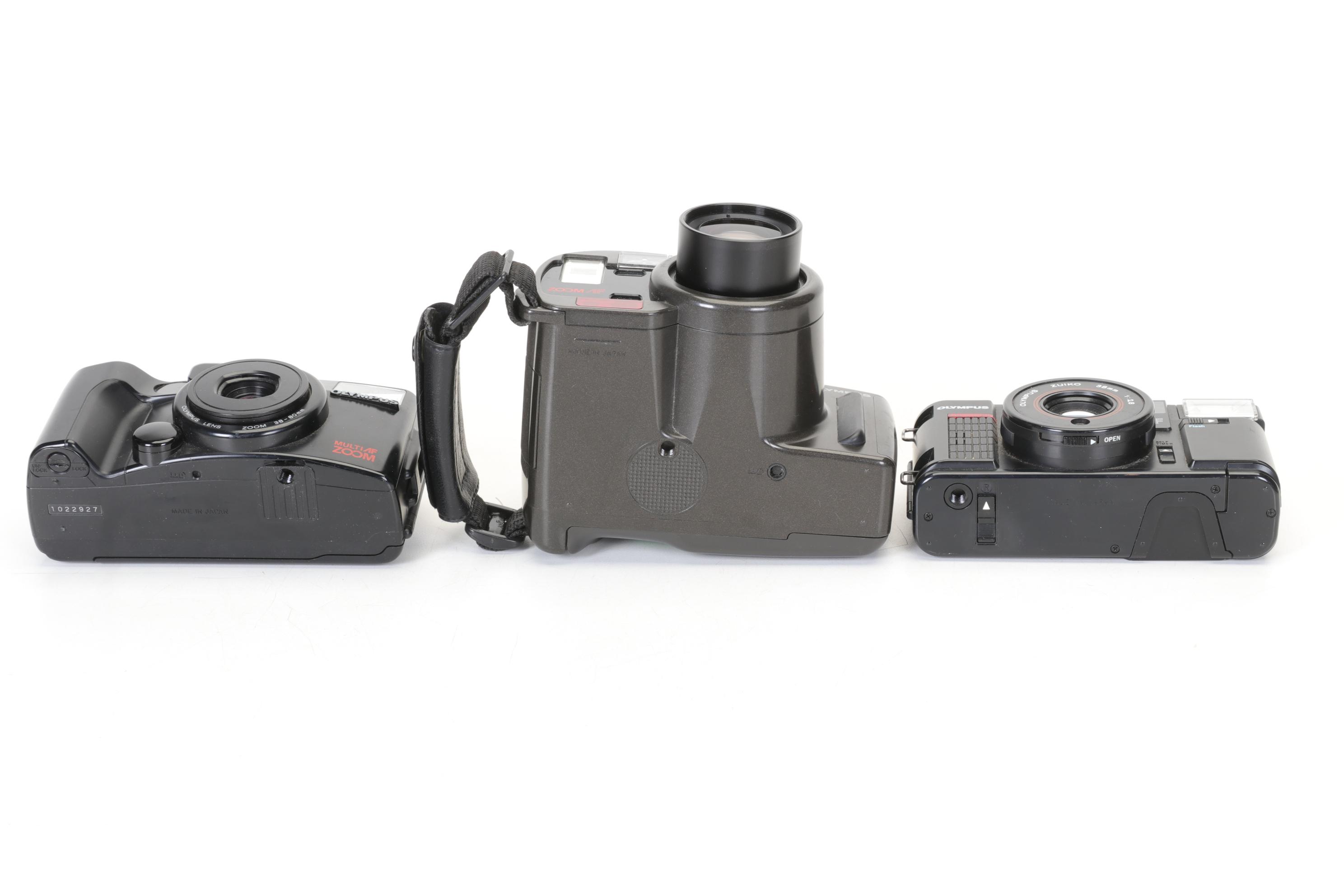 Kodak and Olympus Digital and Film Camera Collection