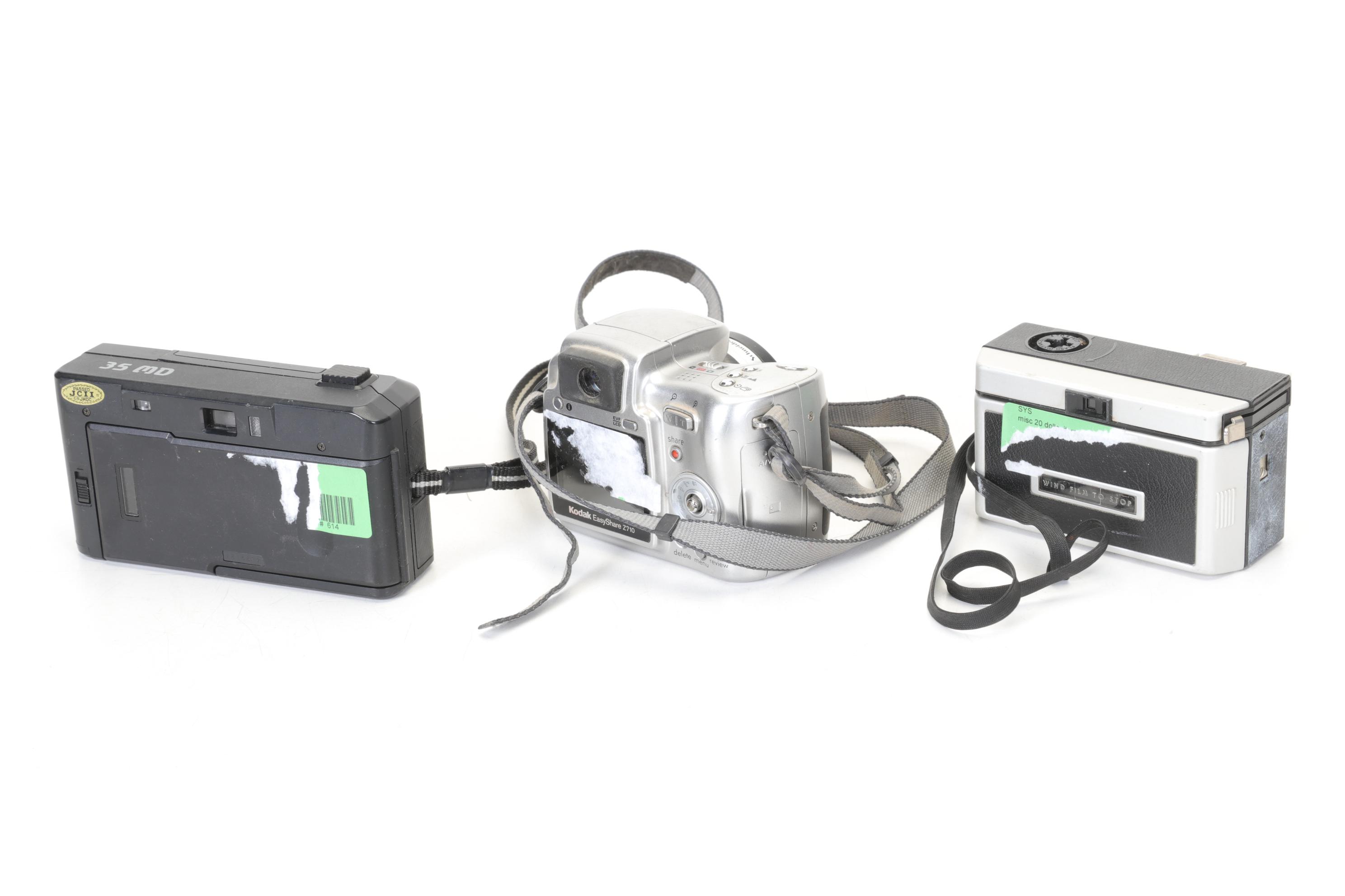 Kodak and Olympus Digital and Film Camera Collection