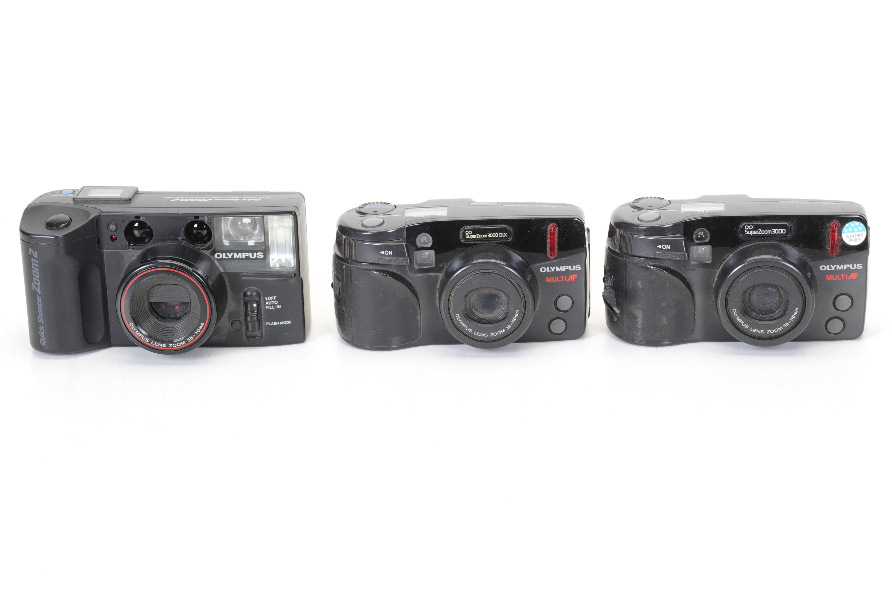 Kodak and Olympus Digital and Film Camera Collection