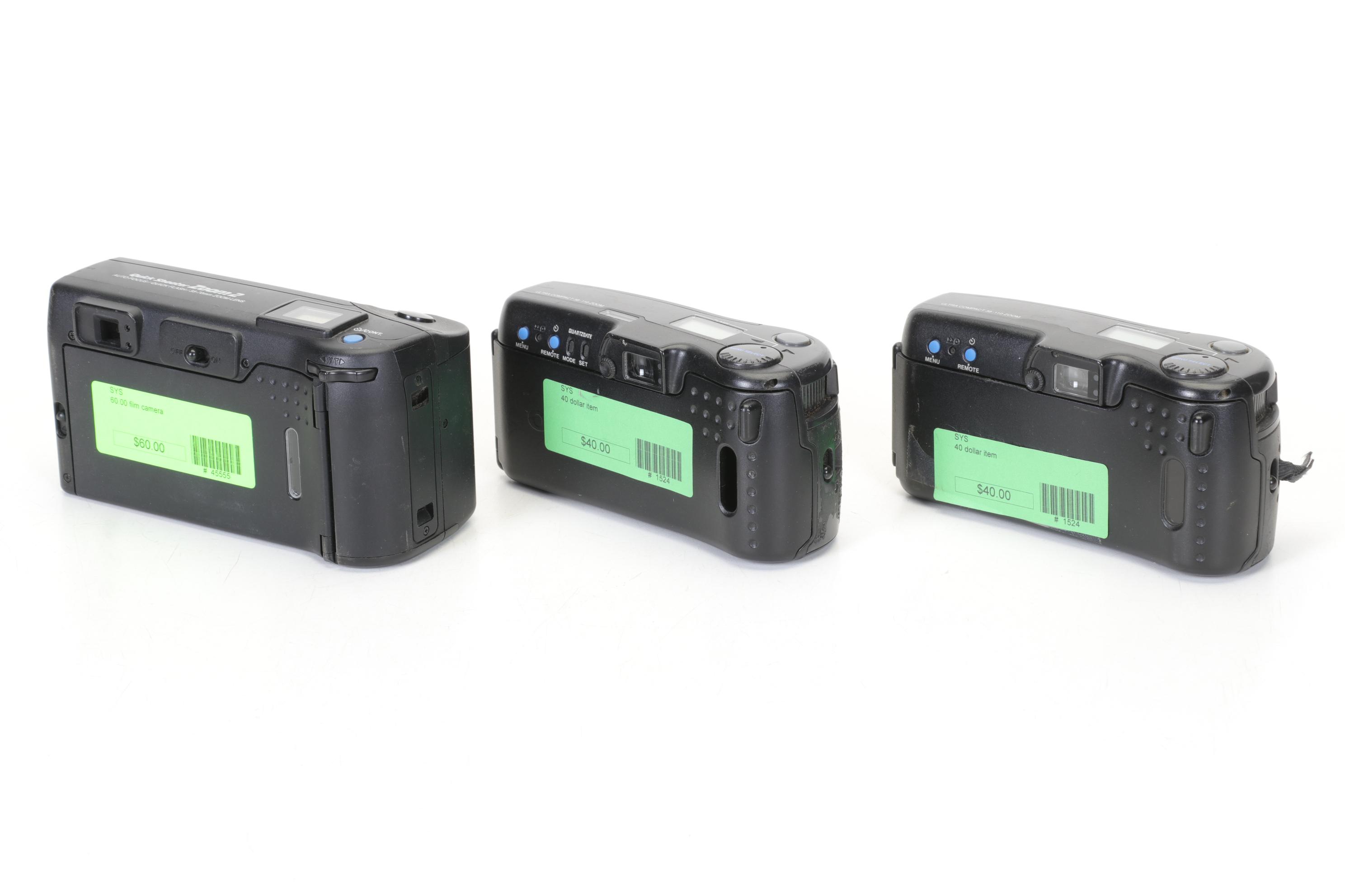 Kodak and Olympus Digital and Film Camera Collection