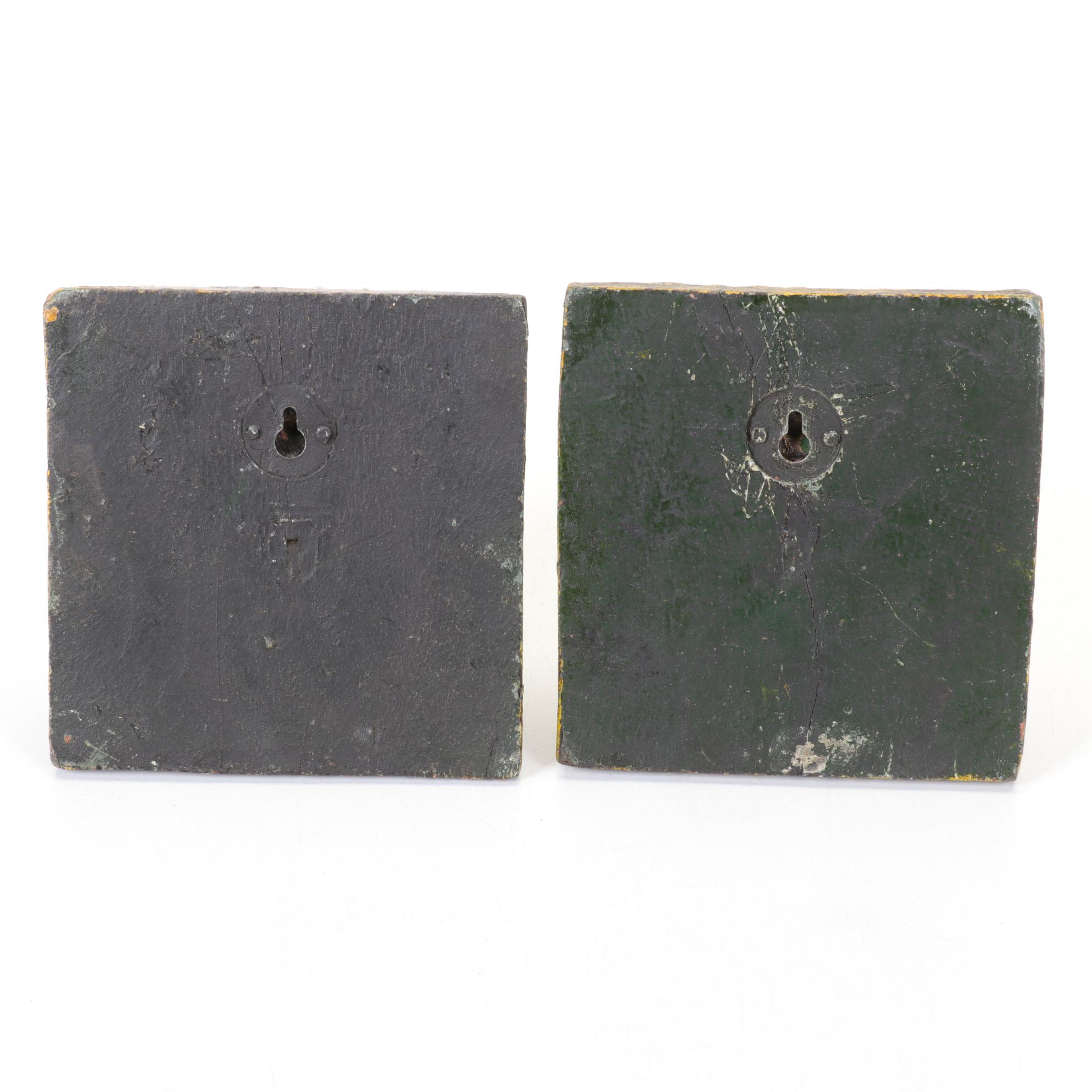 Rustic Wall Coat Hangers with Cast Iron Hooks