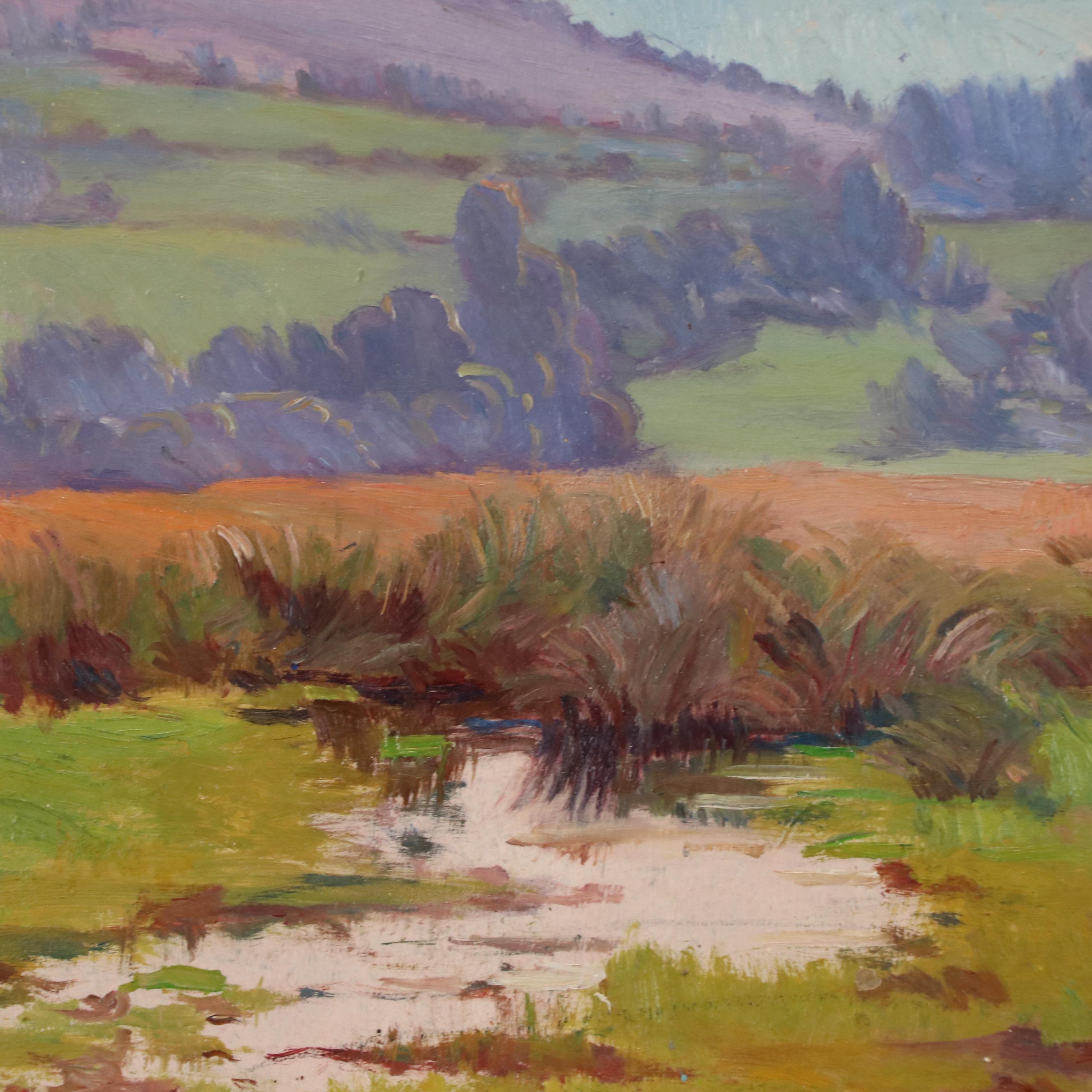 Jeanne Reimbolte Country Landscape Oil Painting