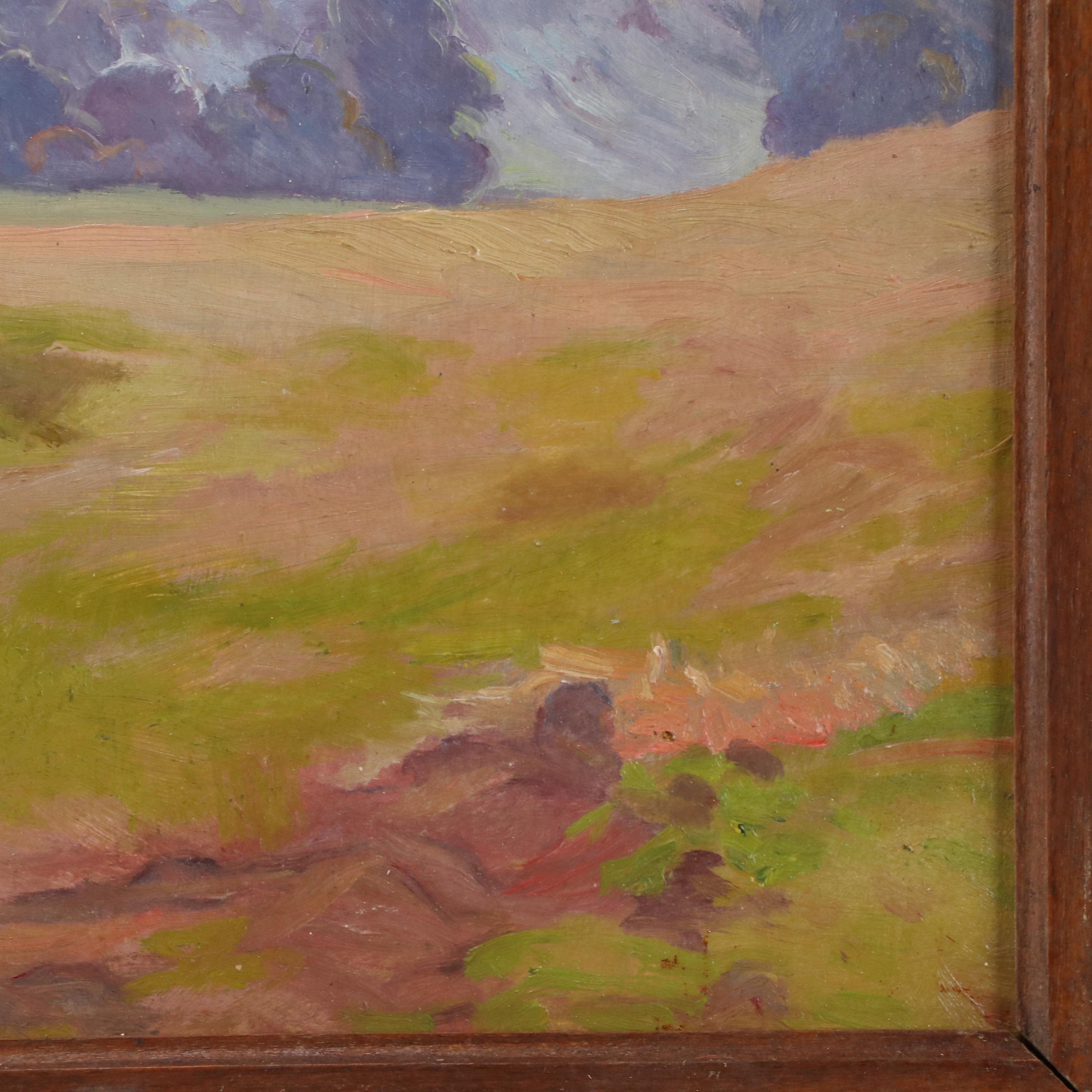 Jeanne Reimbolte Country Landscape Oil Painting