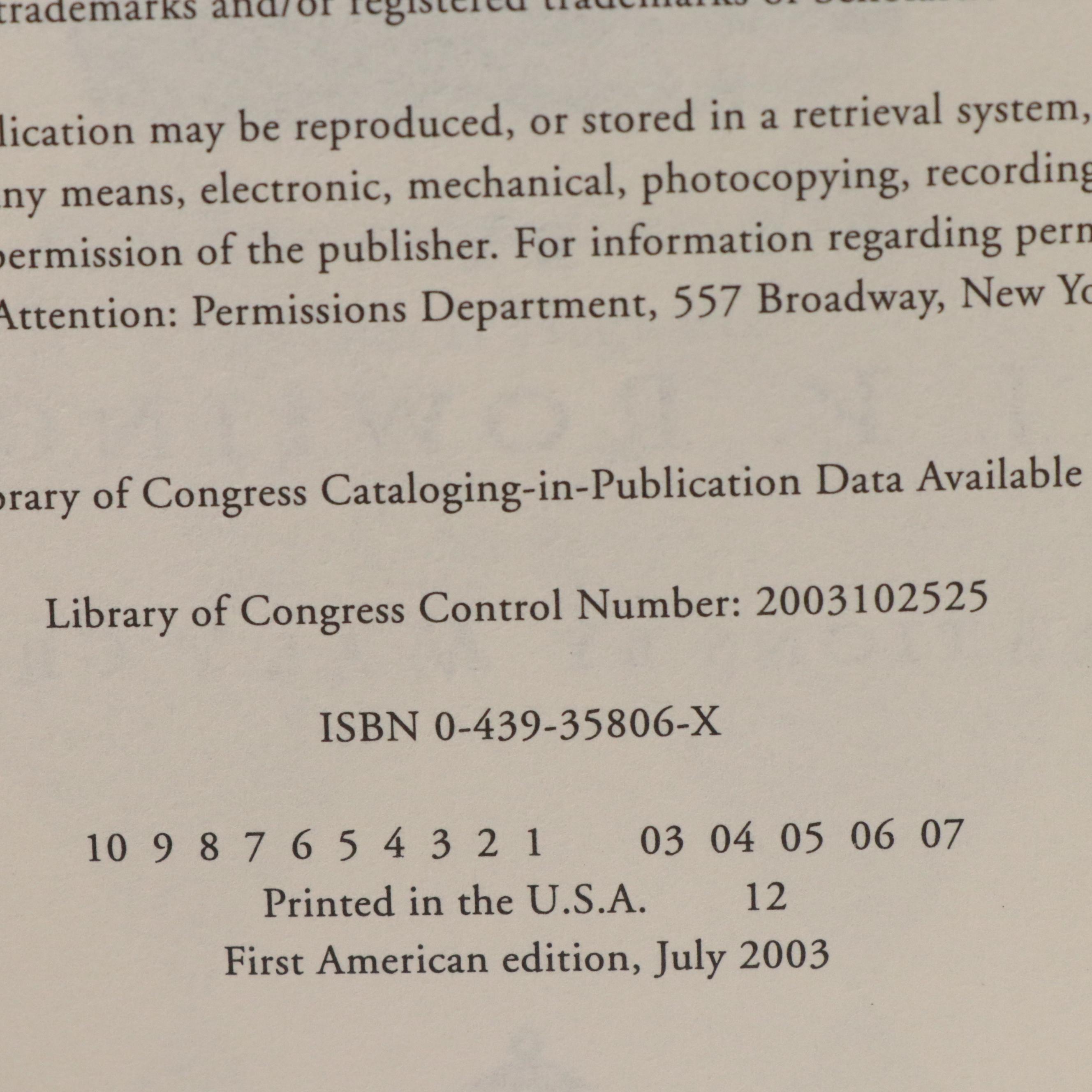 First American Edition "Harry Potter" Complete Series by J. K. Rowling