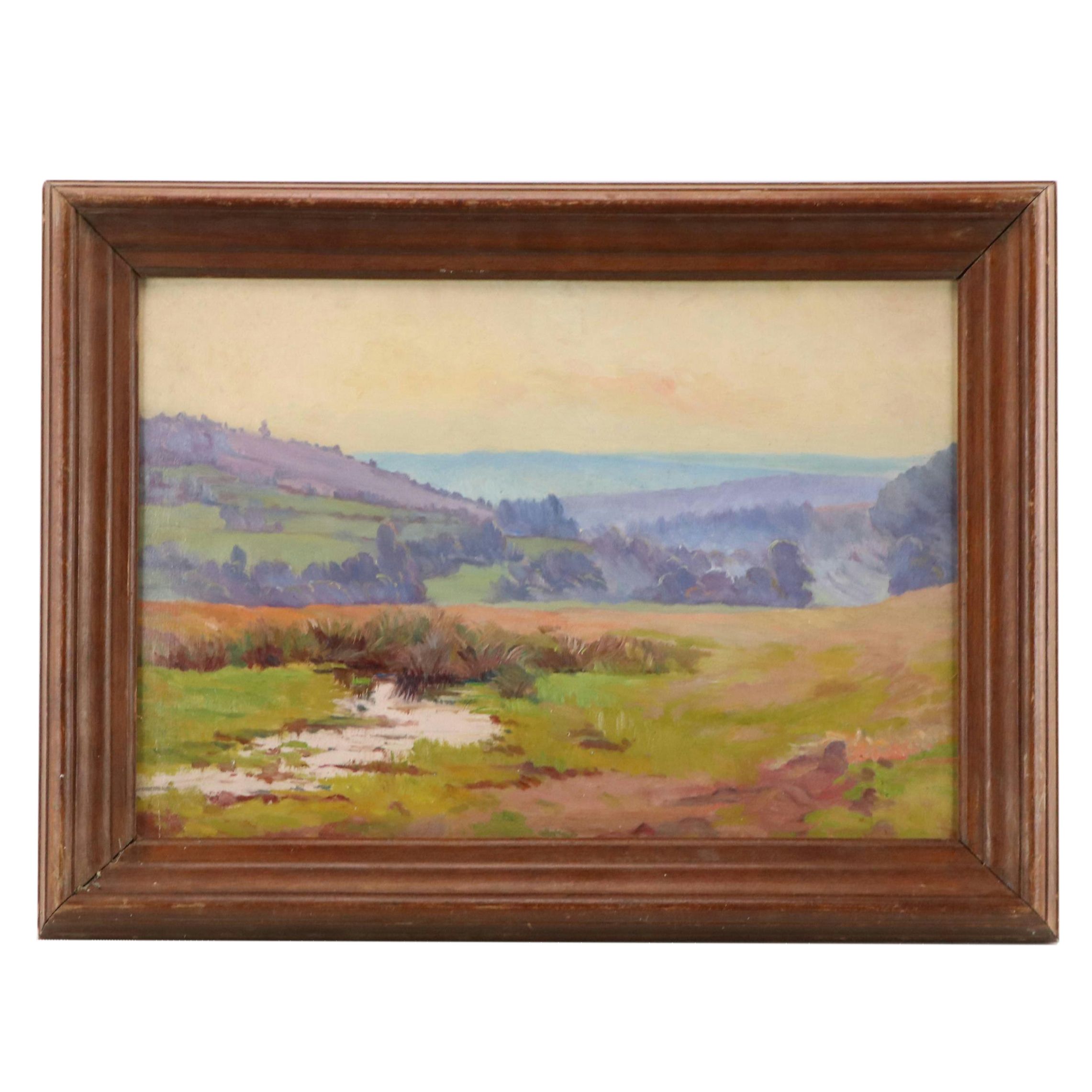 Jeanne Reimbolte Country Landscape Oil Painting