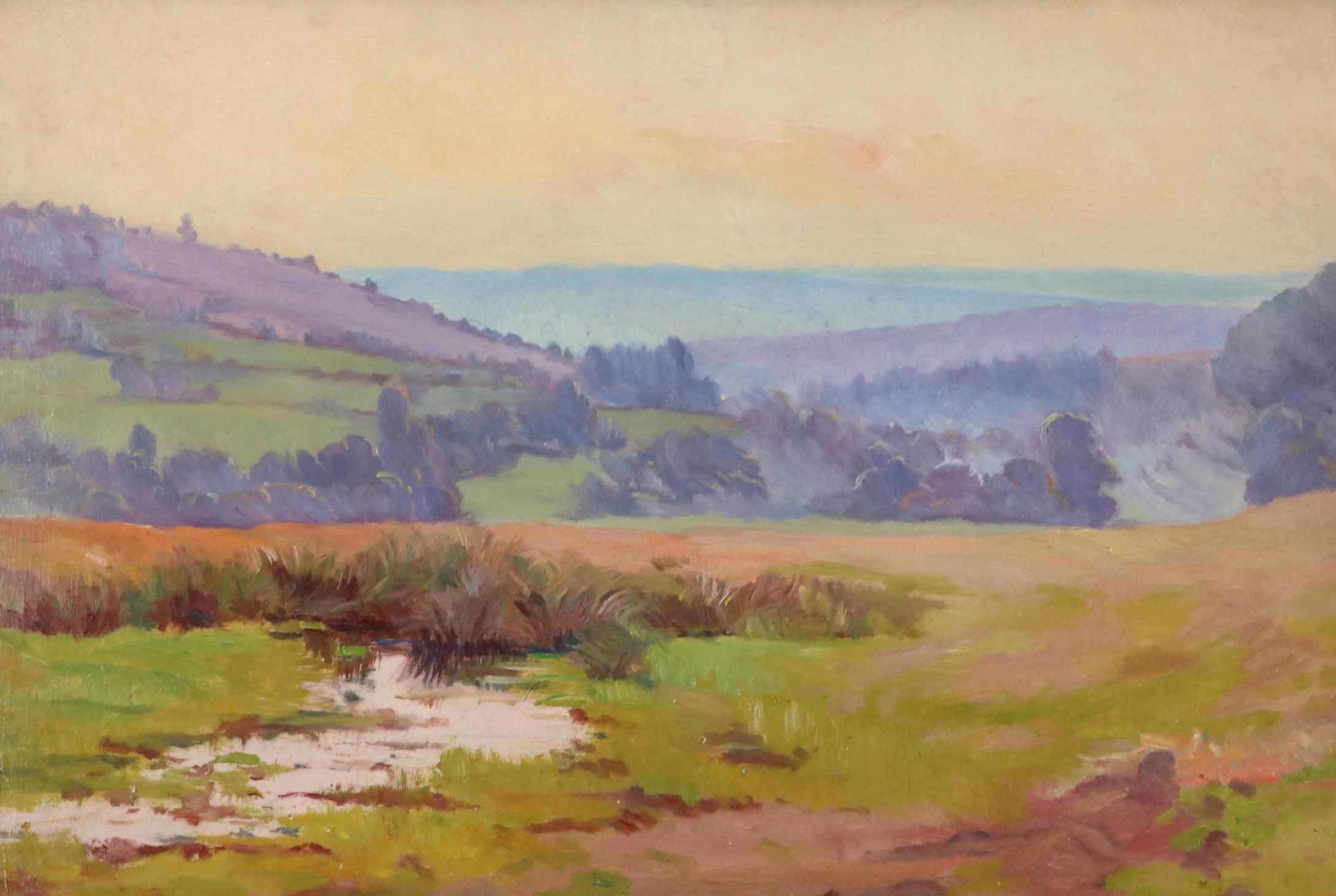 Jeanne Reimbolte Country Landscape Oil Painting