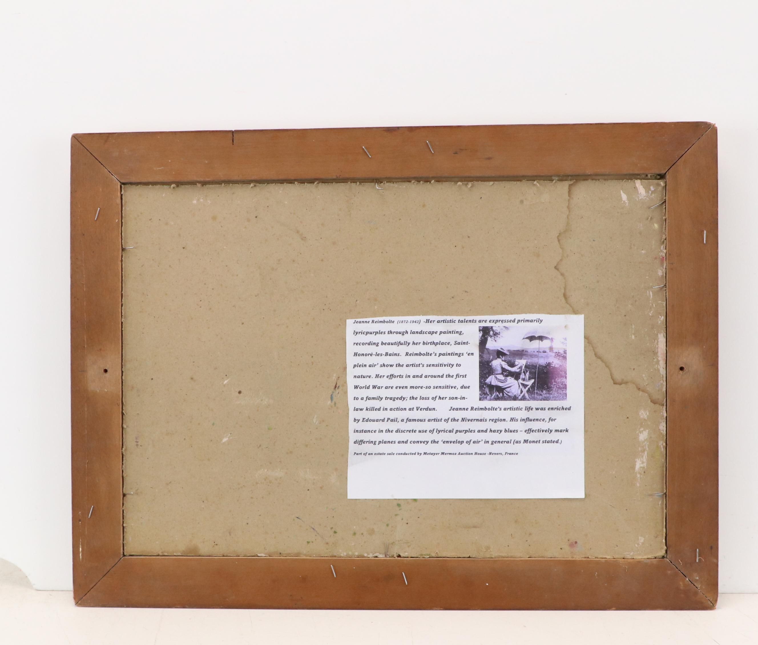 Jeanne Reimbolte Country Landscape Oil Painting