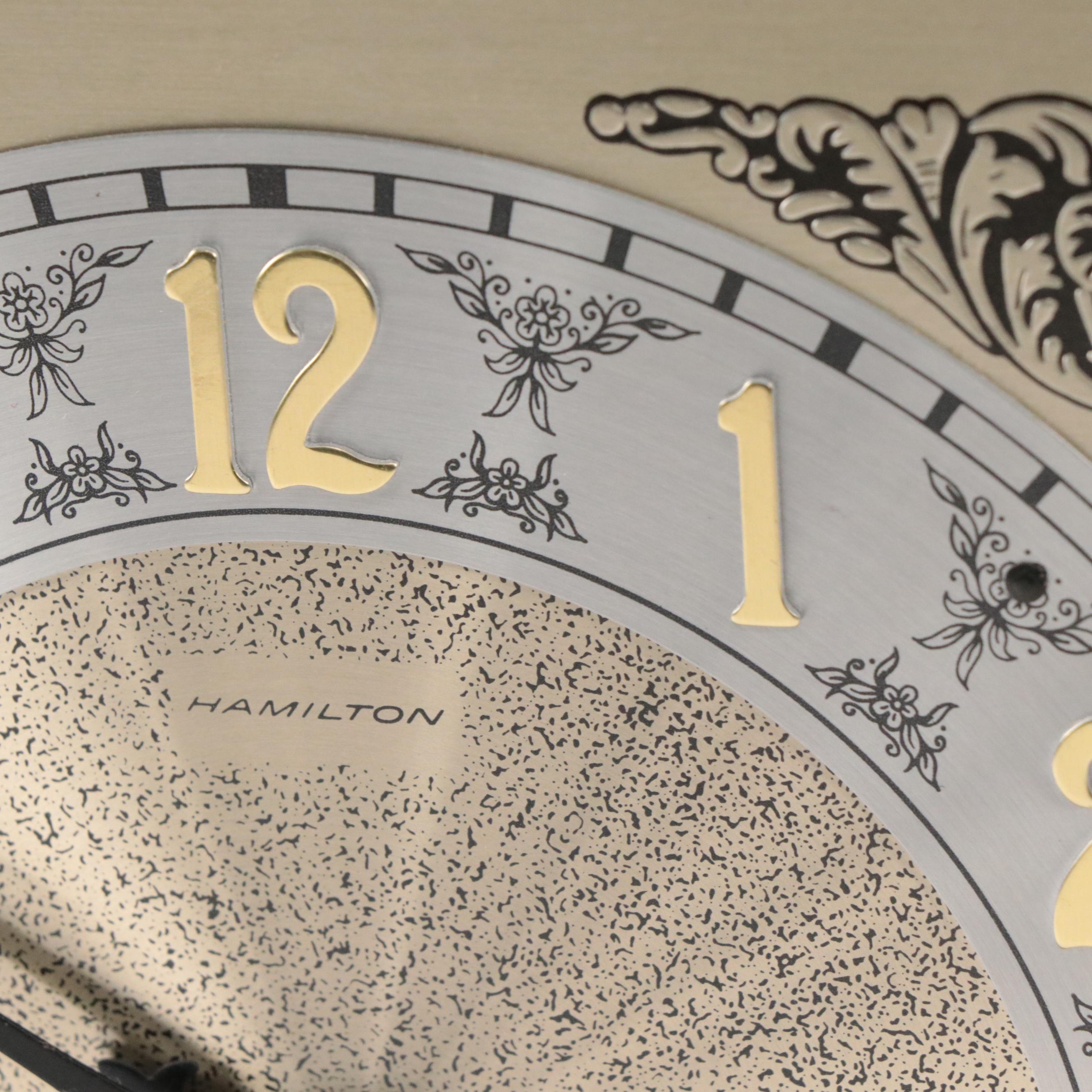 Hamilton Wooden Bracket Mantel Clock, 1991 Everything But The House