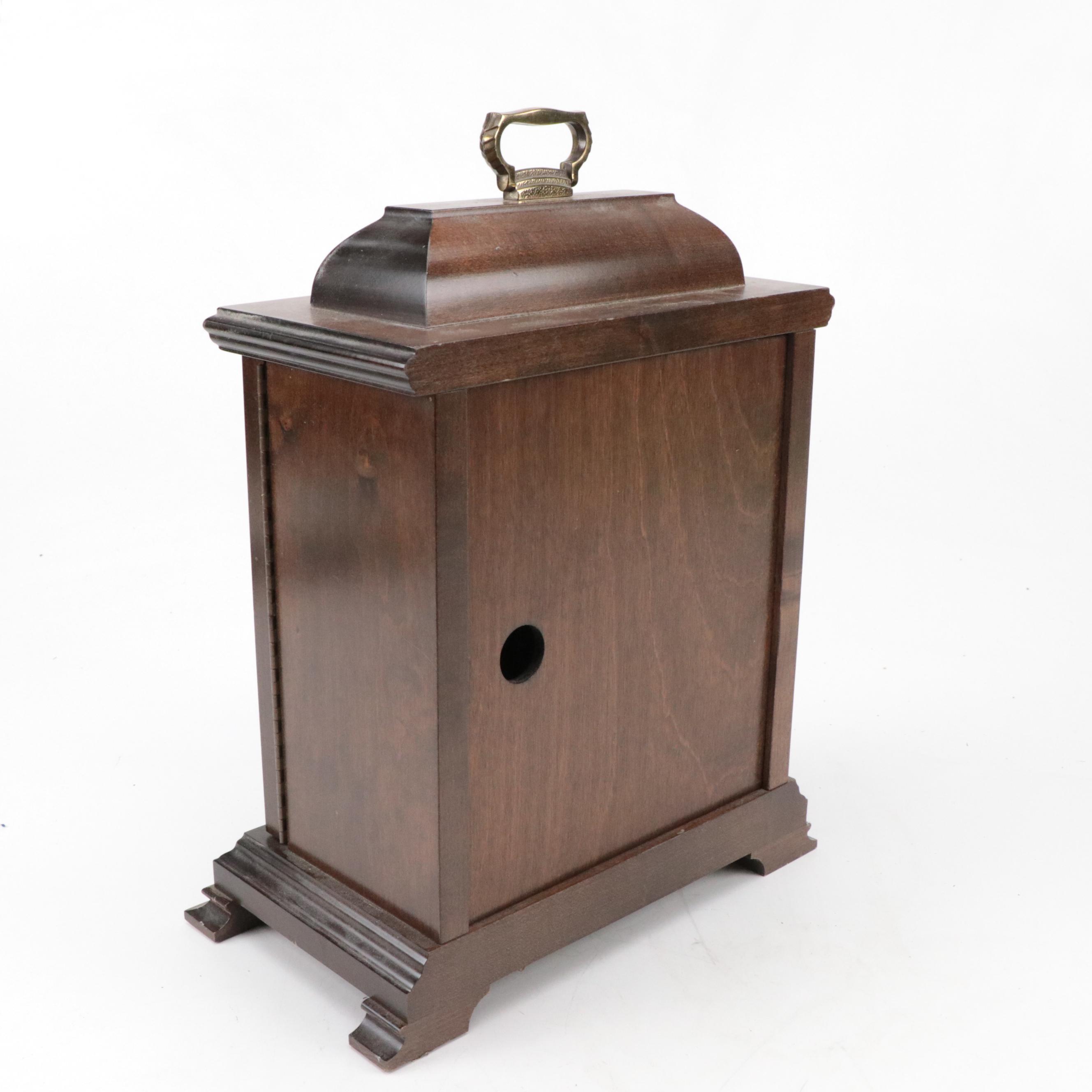 Hamilton Wooden Bracket Mantel Clock, 1991
