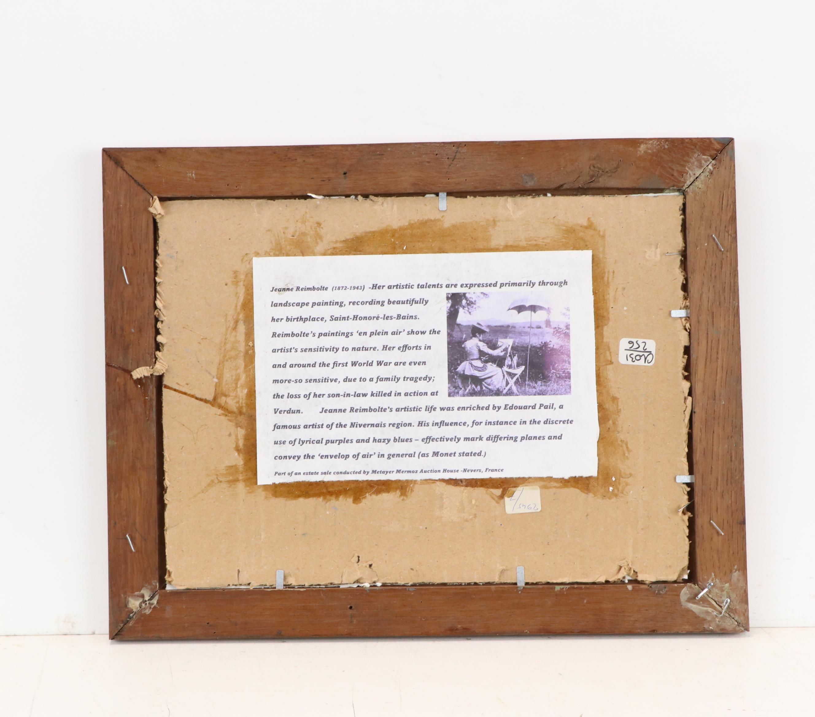 Jeanne Reimbolte Autumnal Landscape Oil Painting