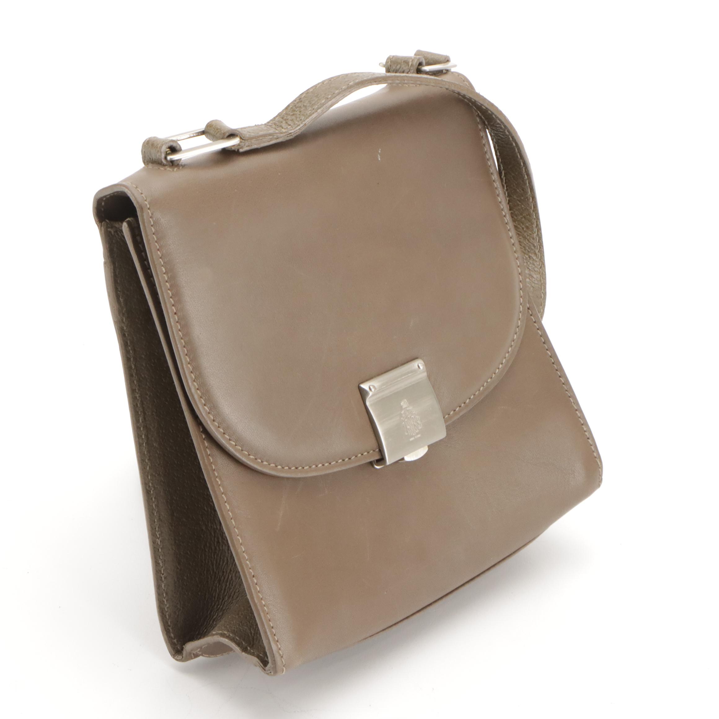 Mark Cross Small Front Flap Crossbody Bag in Leather
