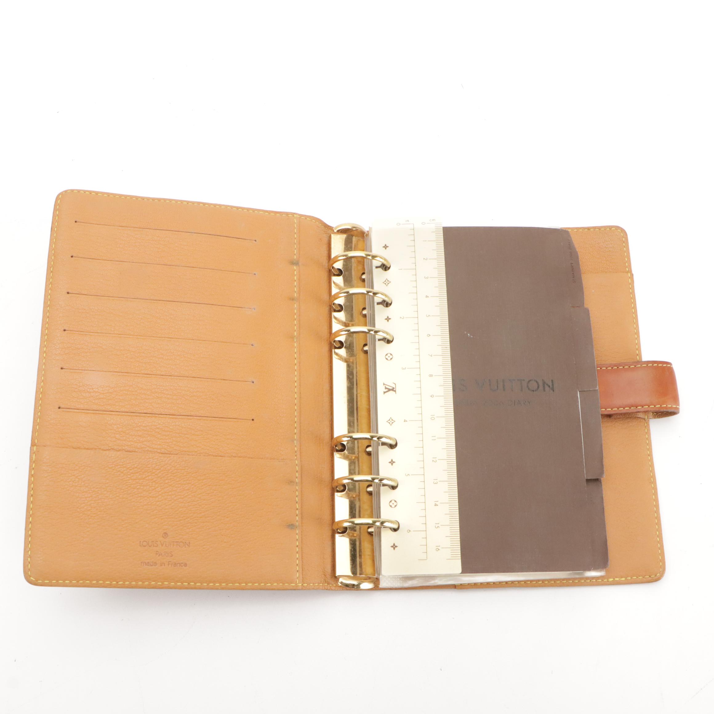 Louis Vuitton Leather 6-Ring 2006 Agenda Planner