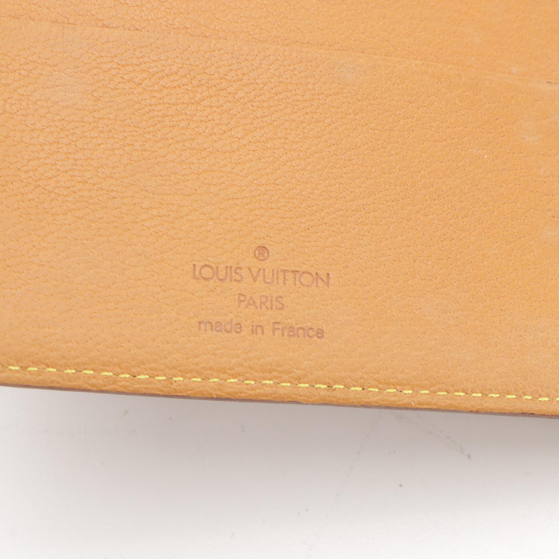 Louis Vuitton Leather 6-Ring 2006 Agenda Planner