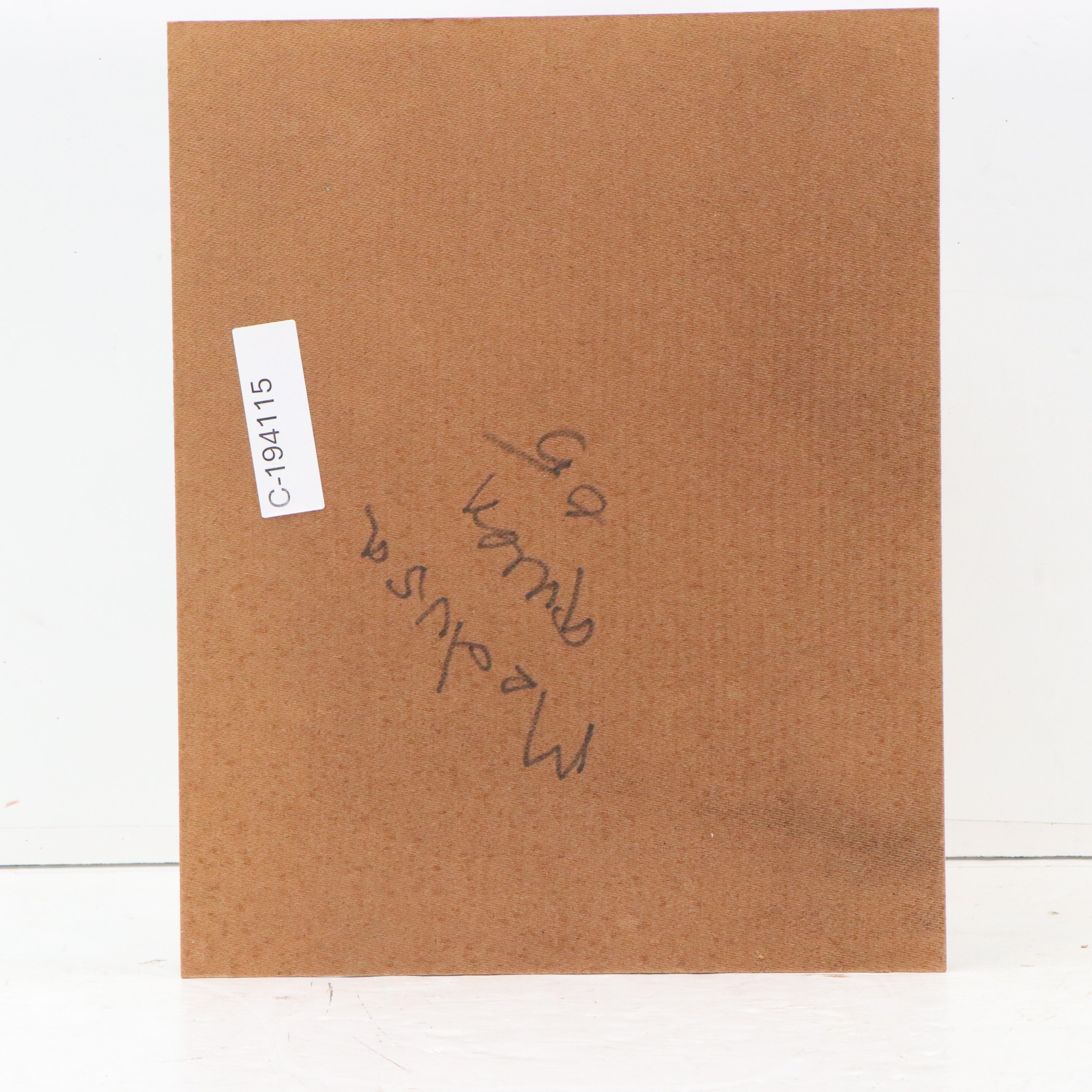 Gwen Doppler Modernist Acrylic Portrait "Medusa," 2005