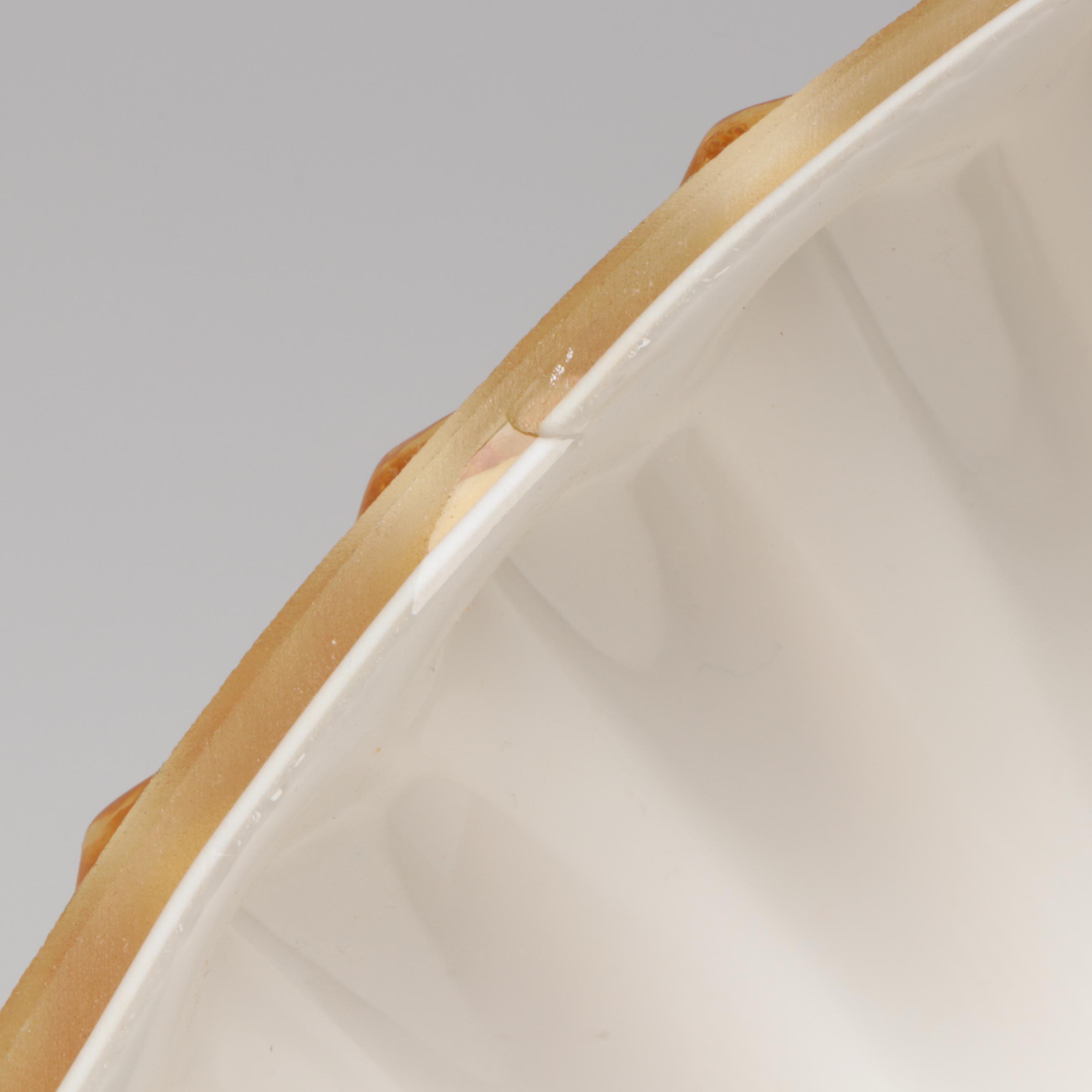 Italian Brass Bouillotte Table Lamp with Glass Shade and Baldwin Chamberstick