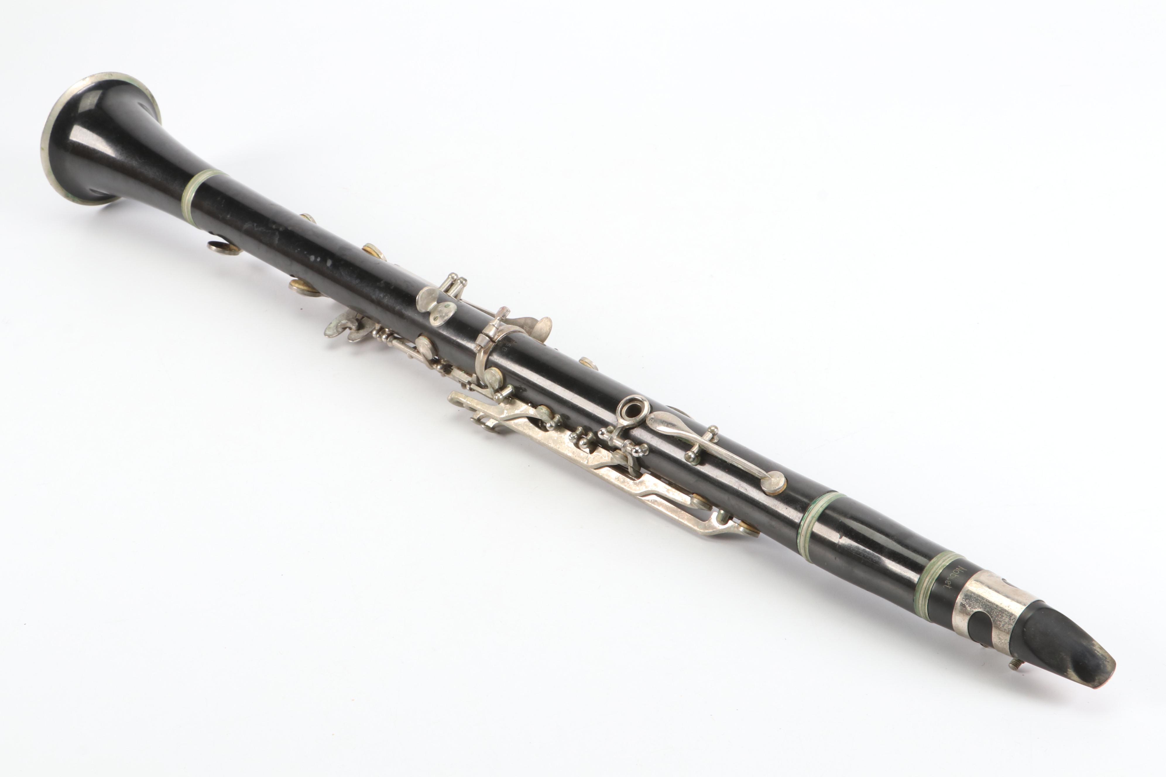 American Normandy Reso-Tone Clarinet with LeBlanc Case, Mid-20th Century