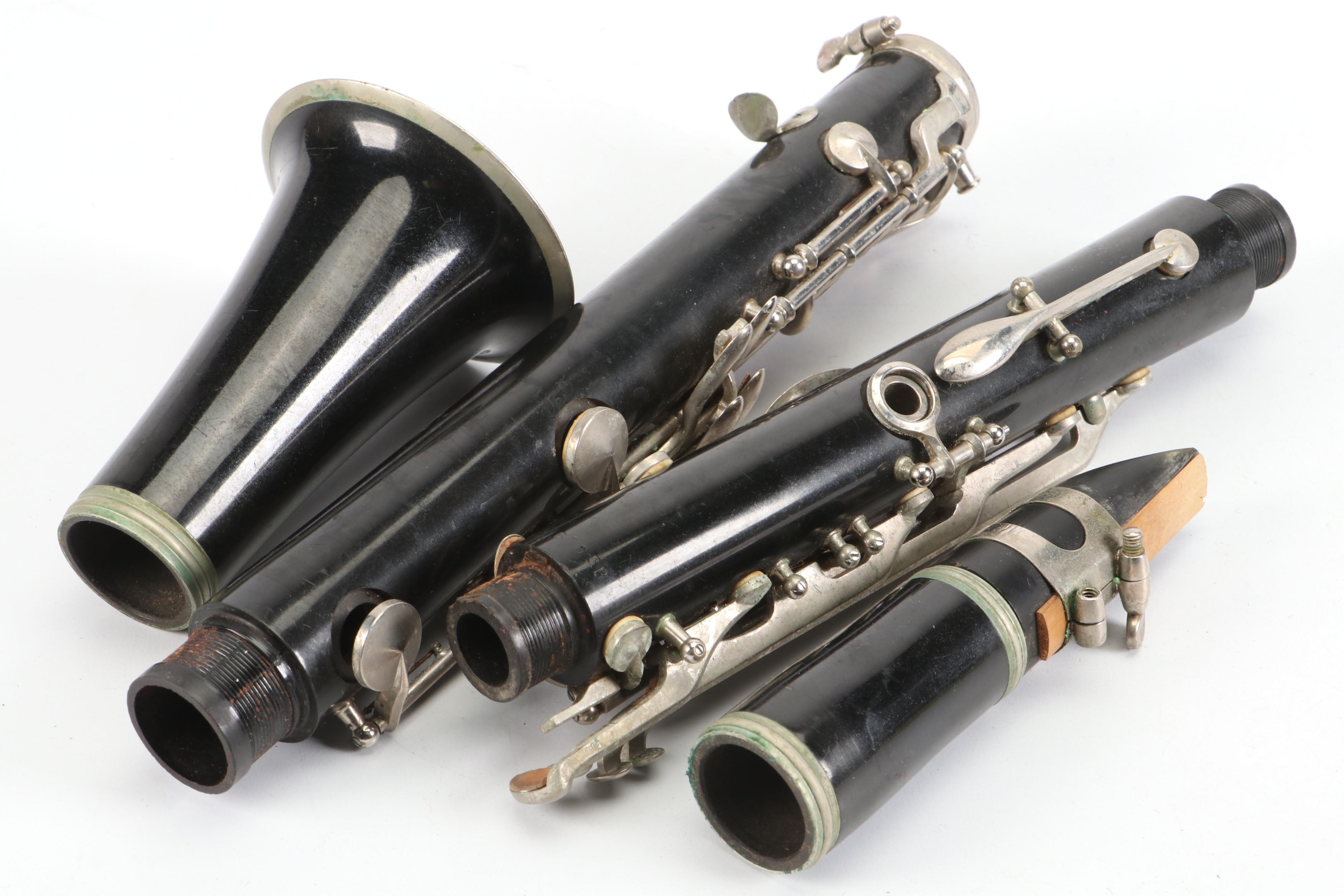 American Normandy Reso-Tone Clarinet with LeBlanc Case, Mid-20th Century
