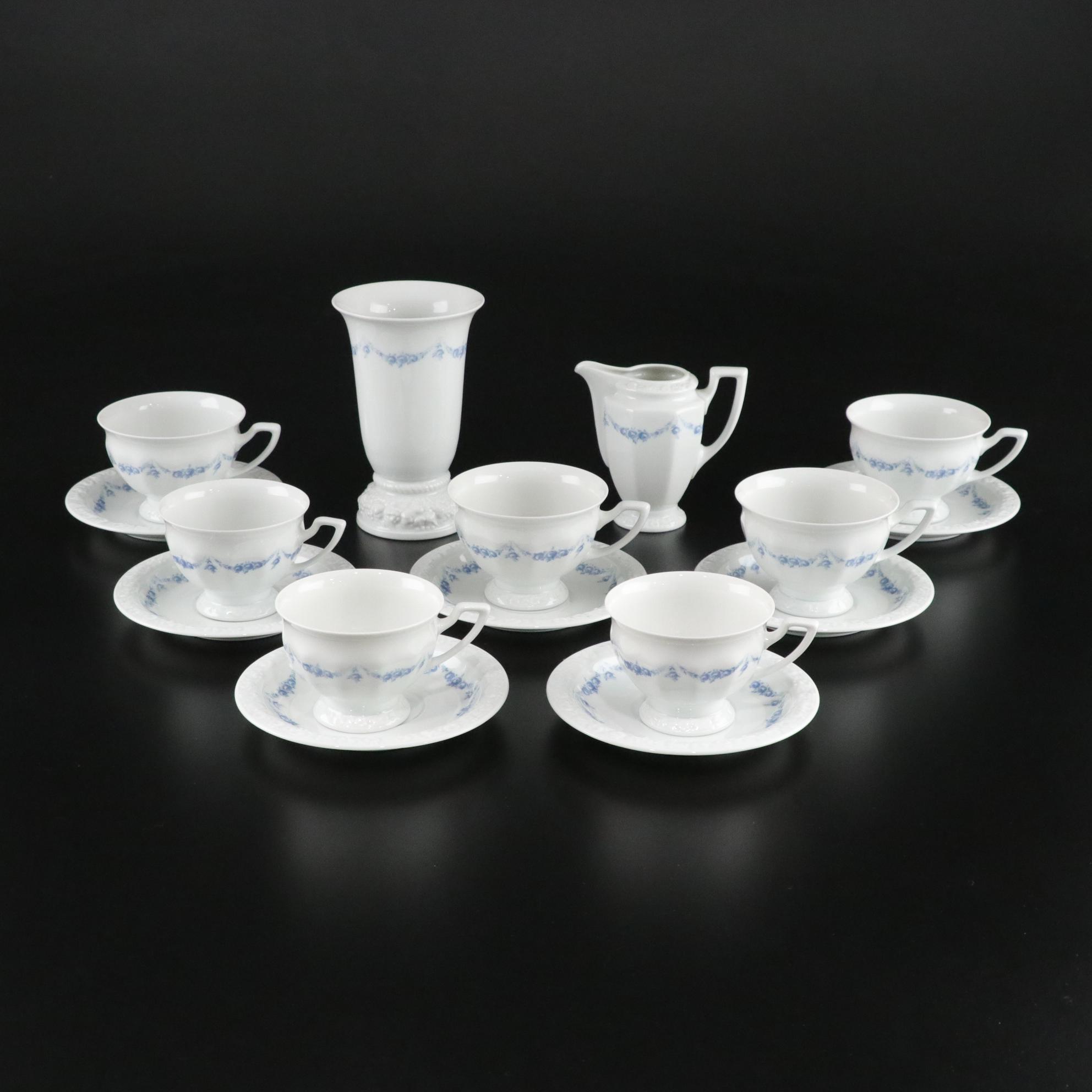 Rosenthal "Classic Rose" Porcelain Teacups, Saucers and More