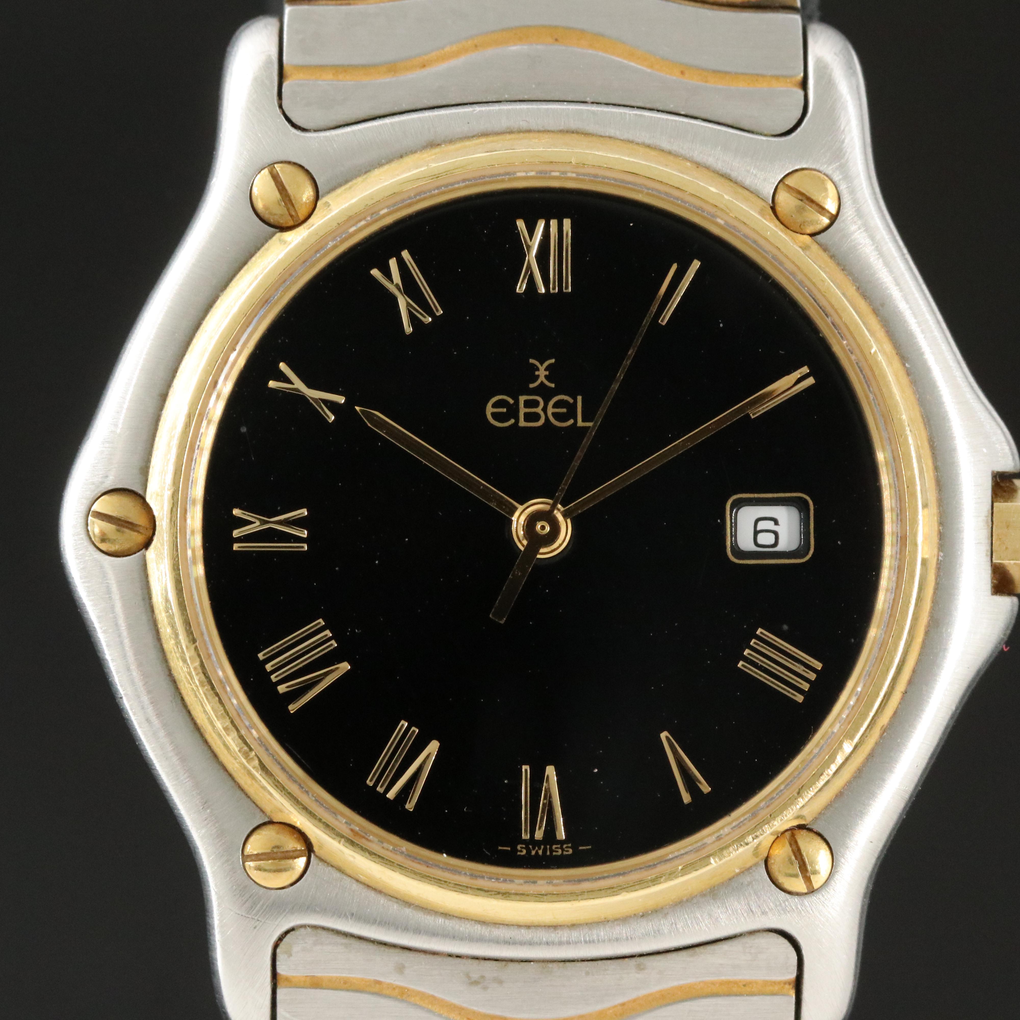 Ebel Classic Wave 18K and Steel Quartz Watch