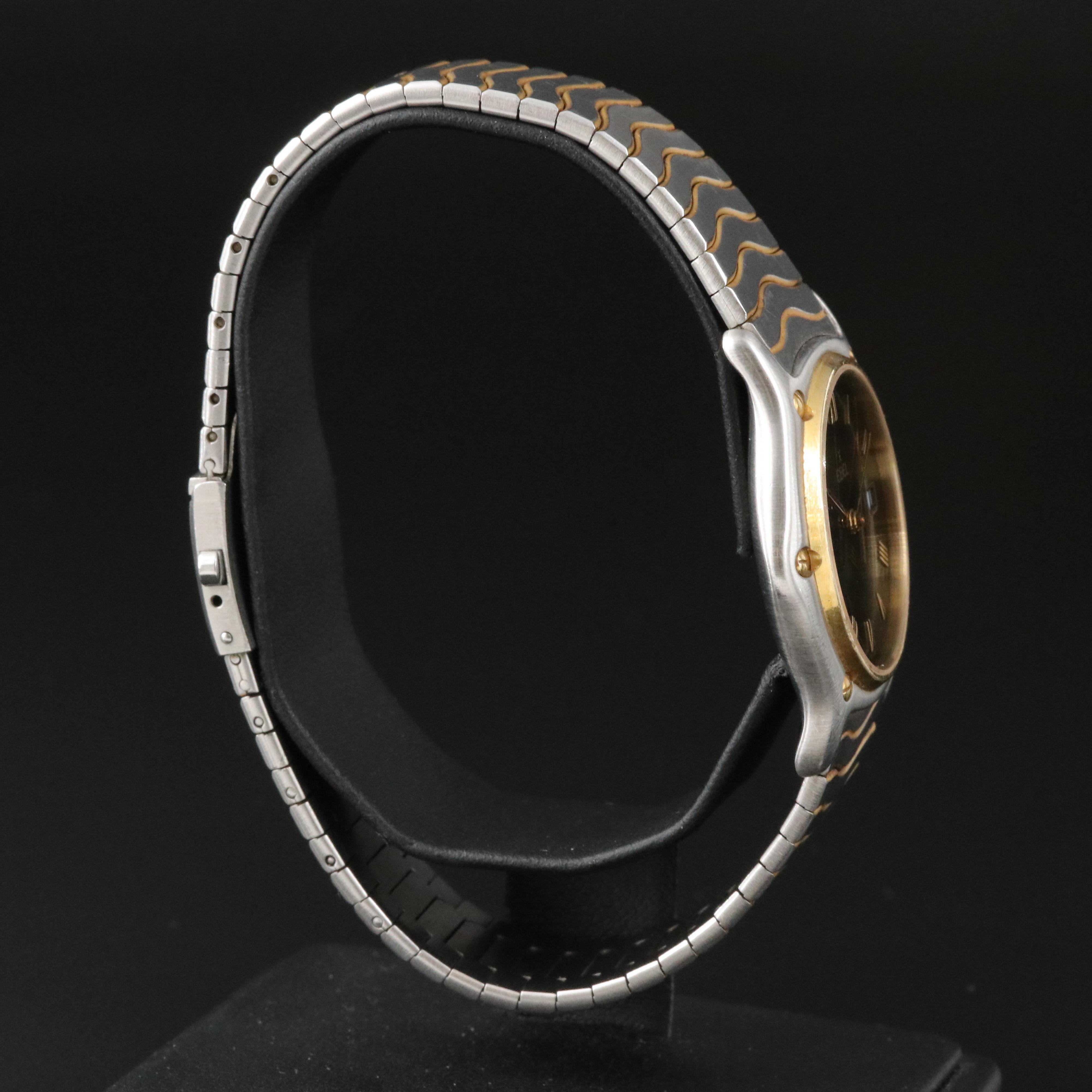 Ebel Classic Wave 18K and Steel Quartz Watch