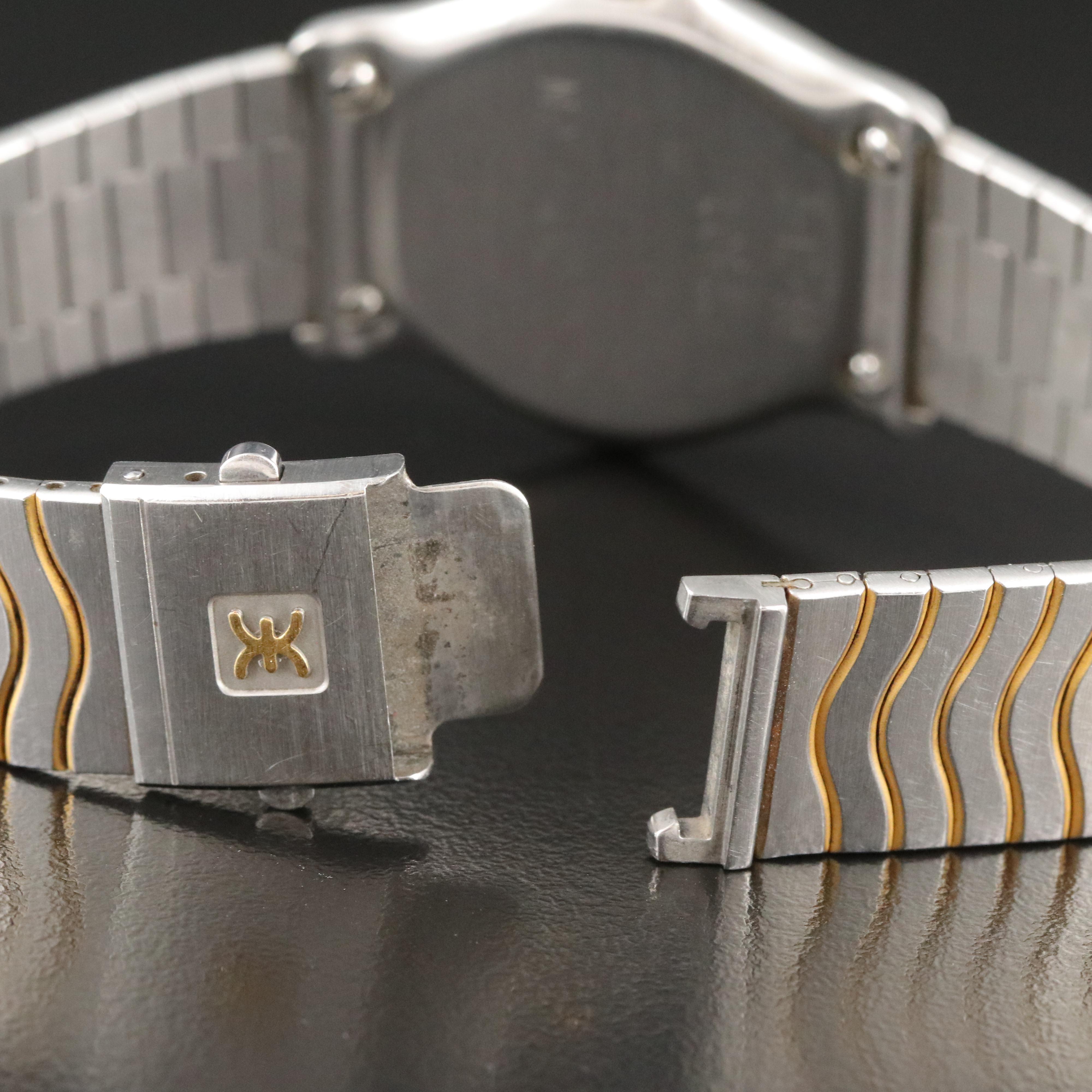 Ebel Classic Wave 18K and Steel Quartz Watch