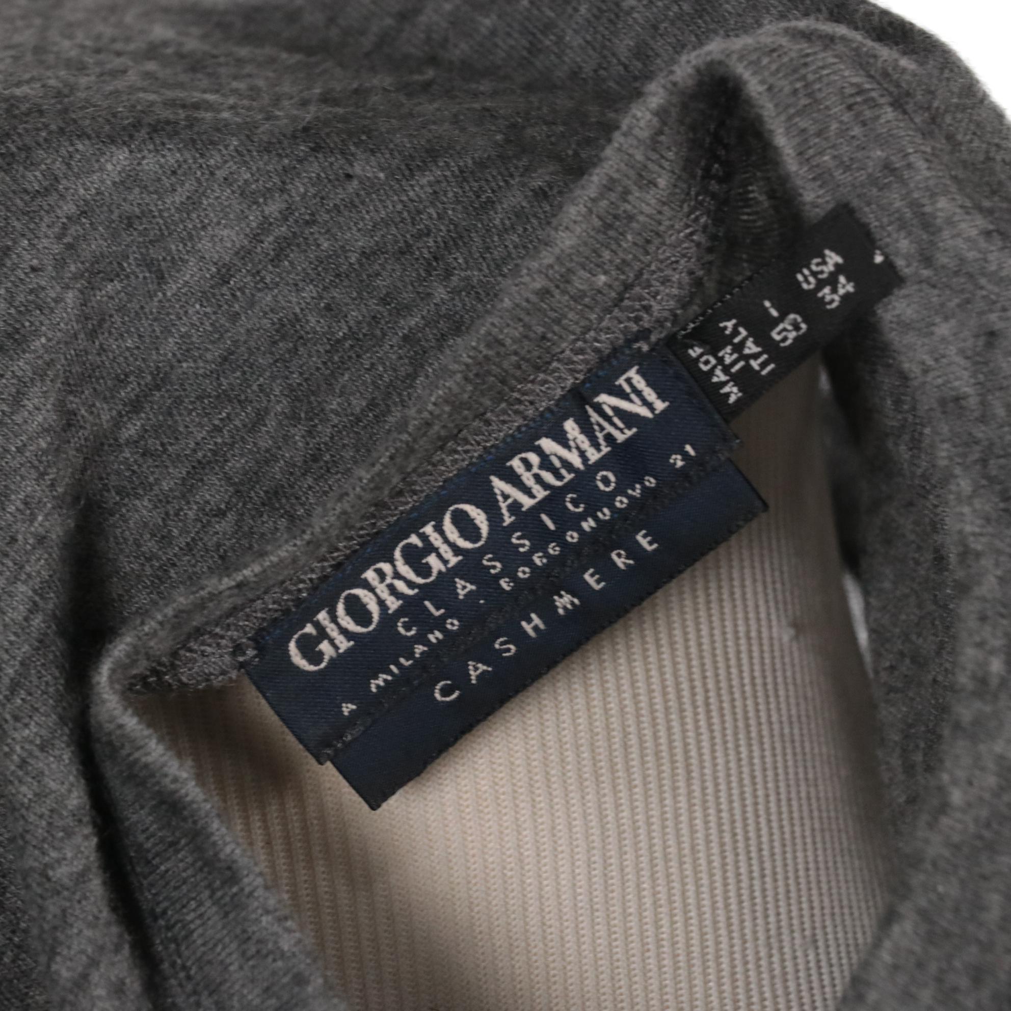 Men's Giorgio Armani Cashmere Long-Sleeve Shirt and Wool Blend Button-Down Shirt
