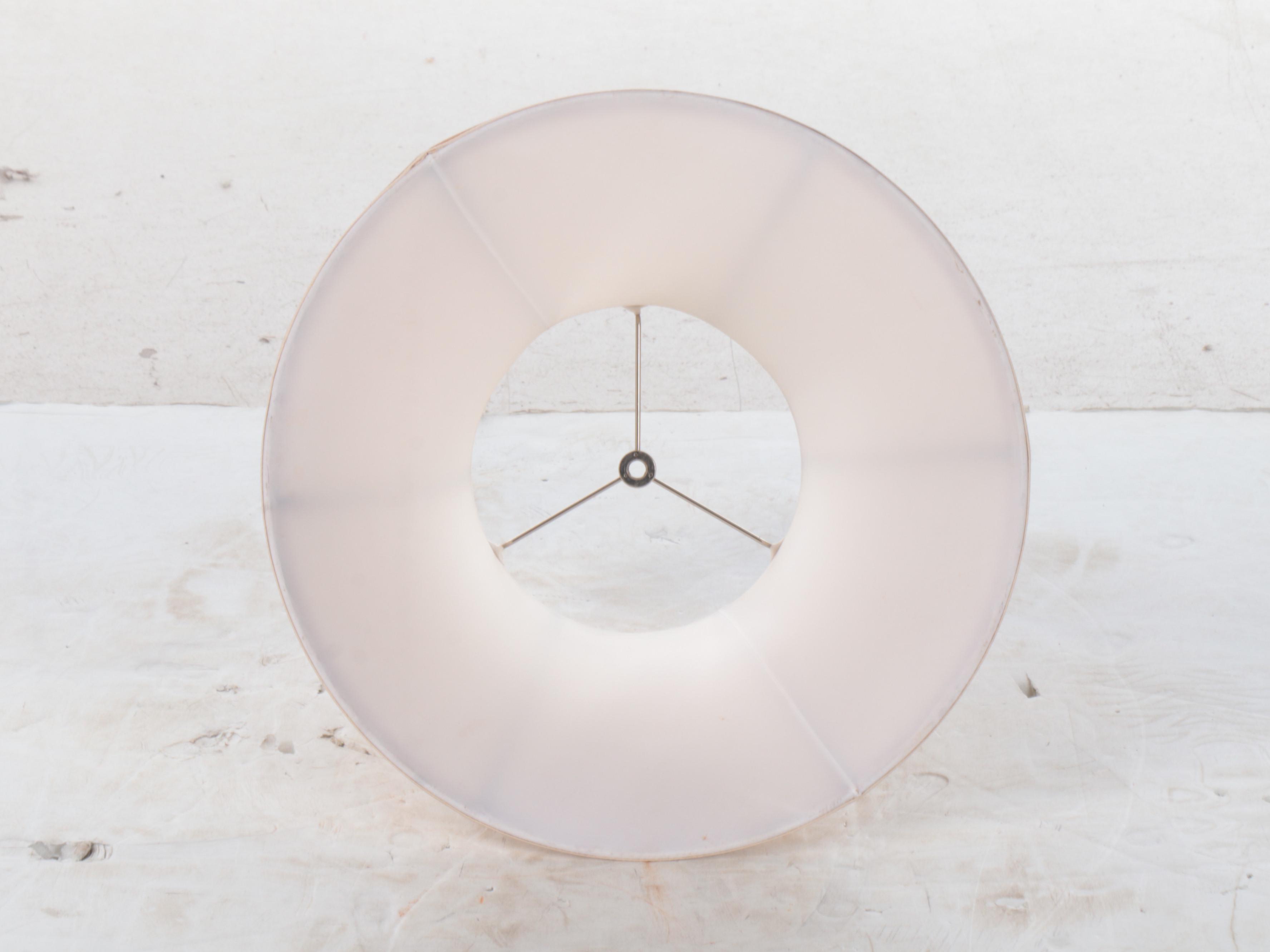 Late Victorian Cast Brass and Slag Glass Orb Floor Lamp, Early 20th C