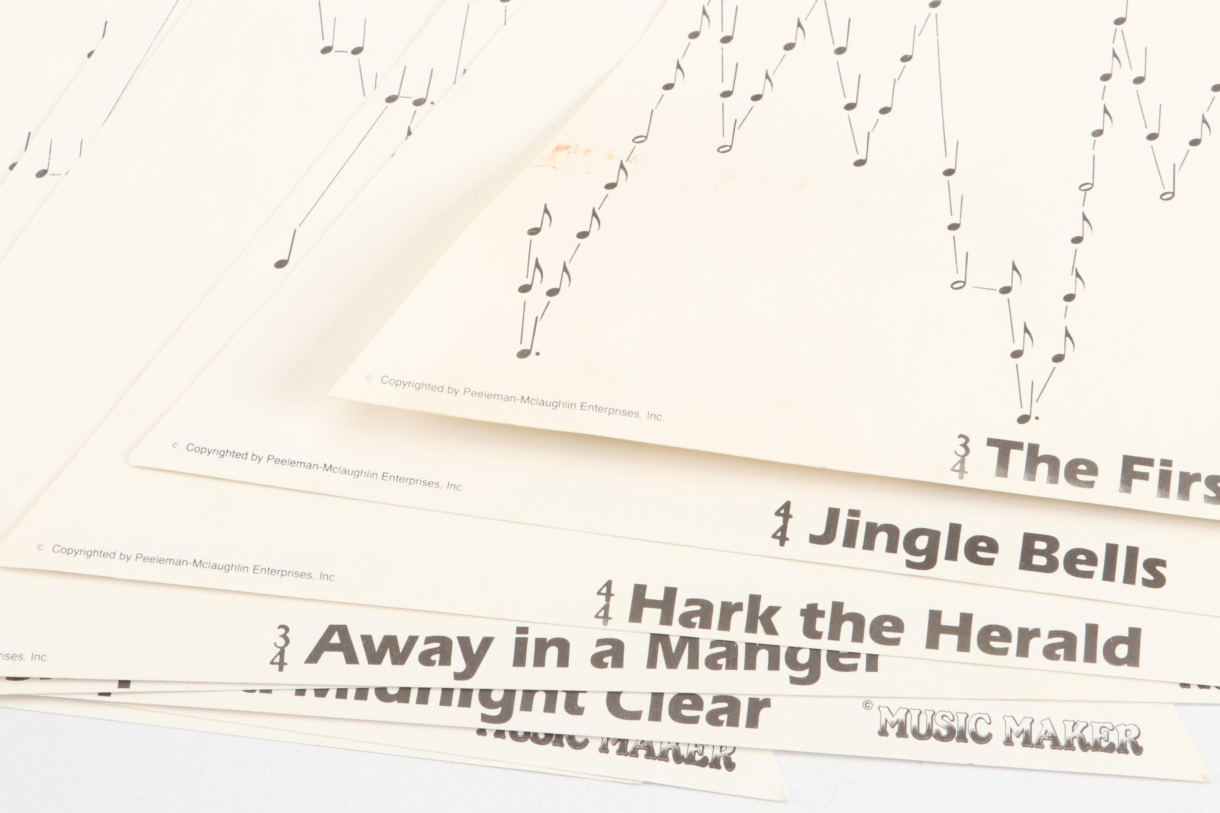 The Music Maker Lap Harp with Music Sheets