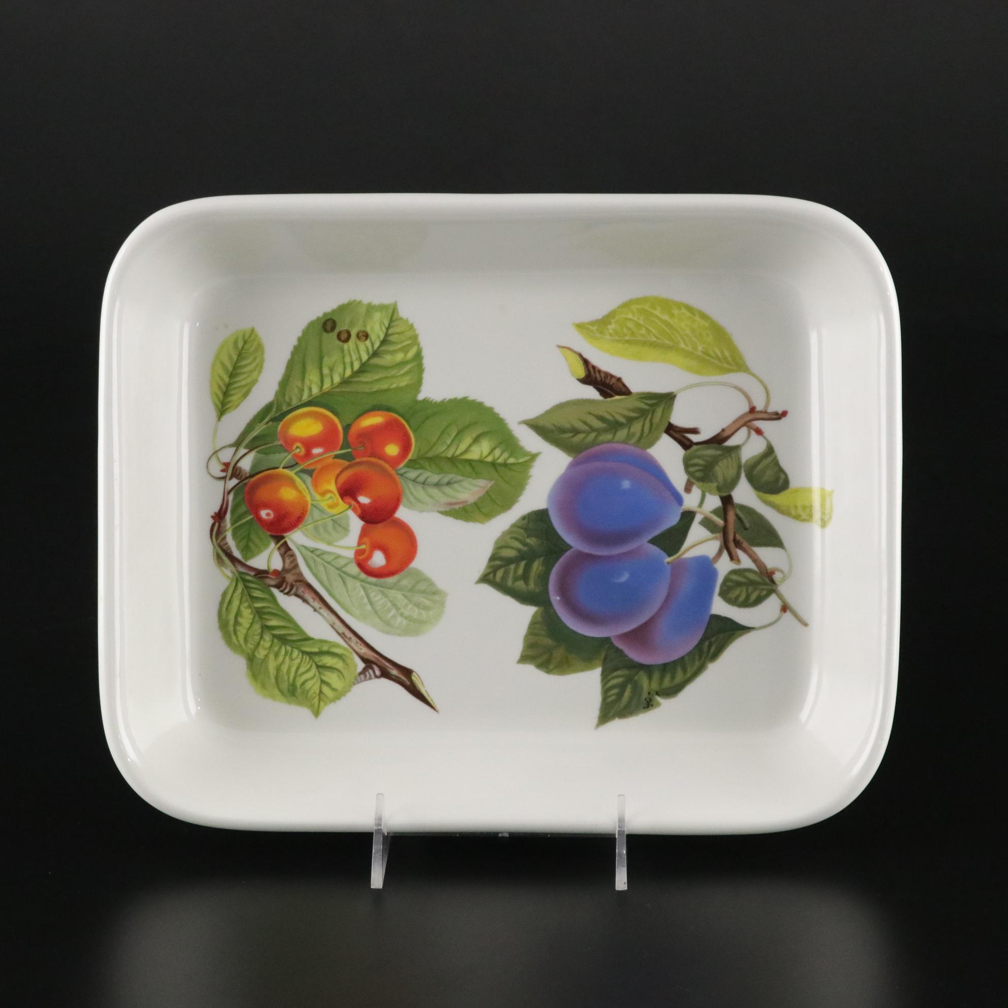 Portmeirion "Pomona" Ceramic Creamer, Teapot and Tray