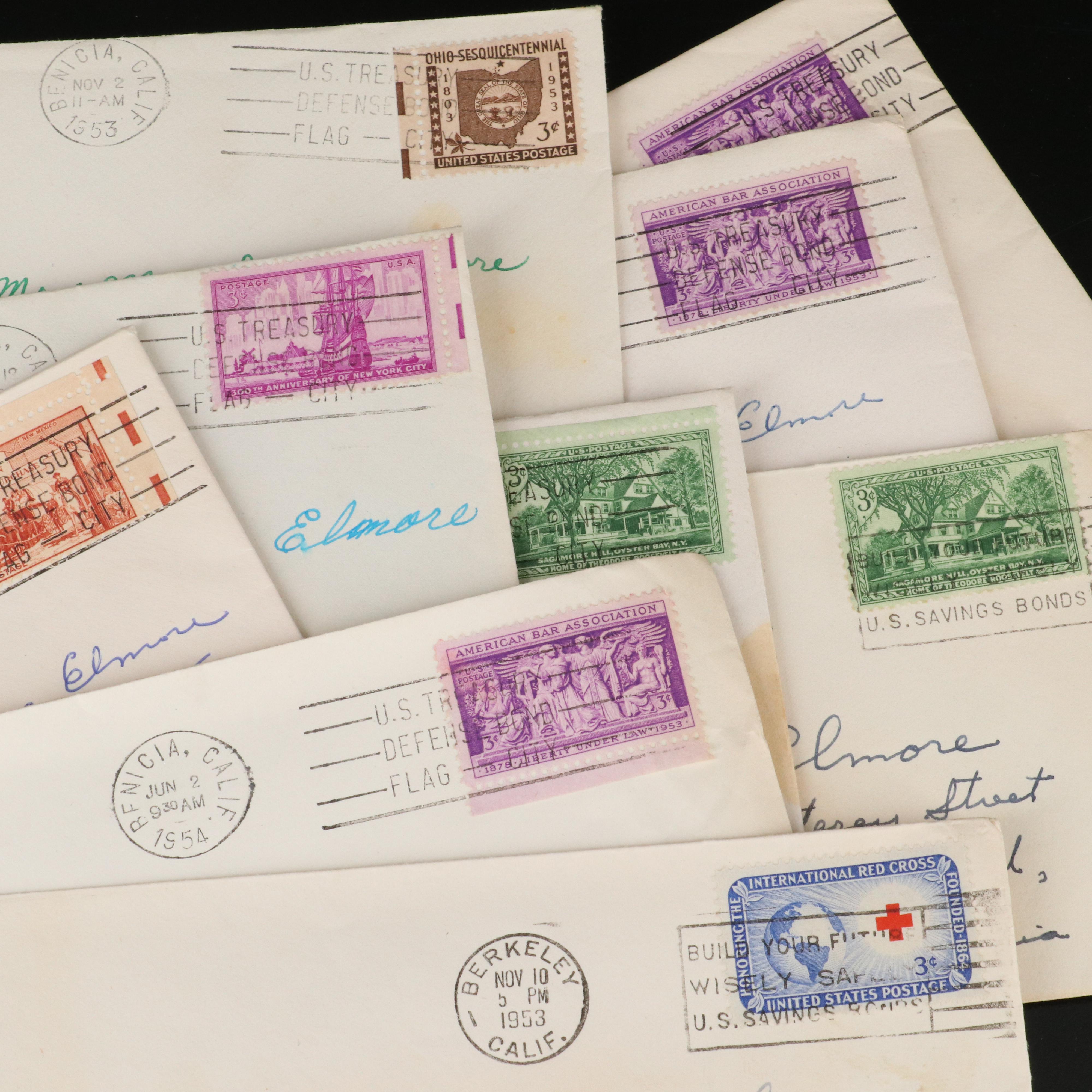 Over 200 U.S. Postal Covers, 1930s to 1960s