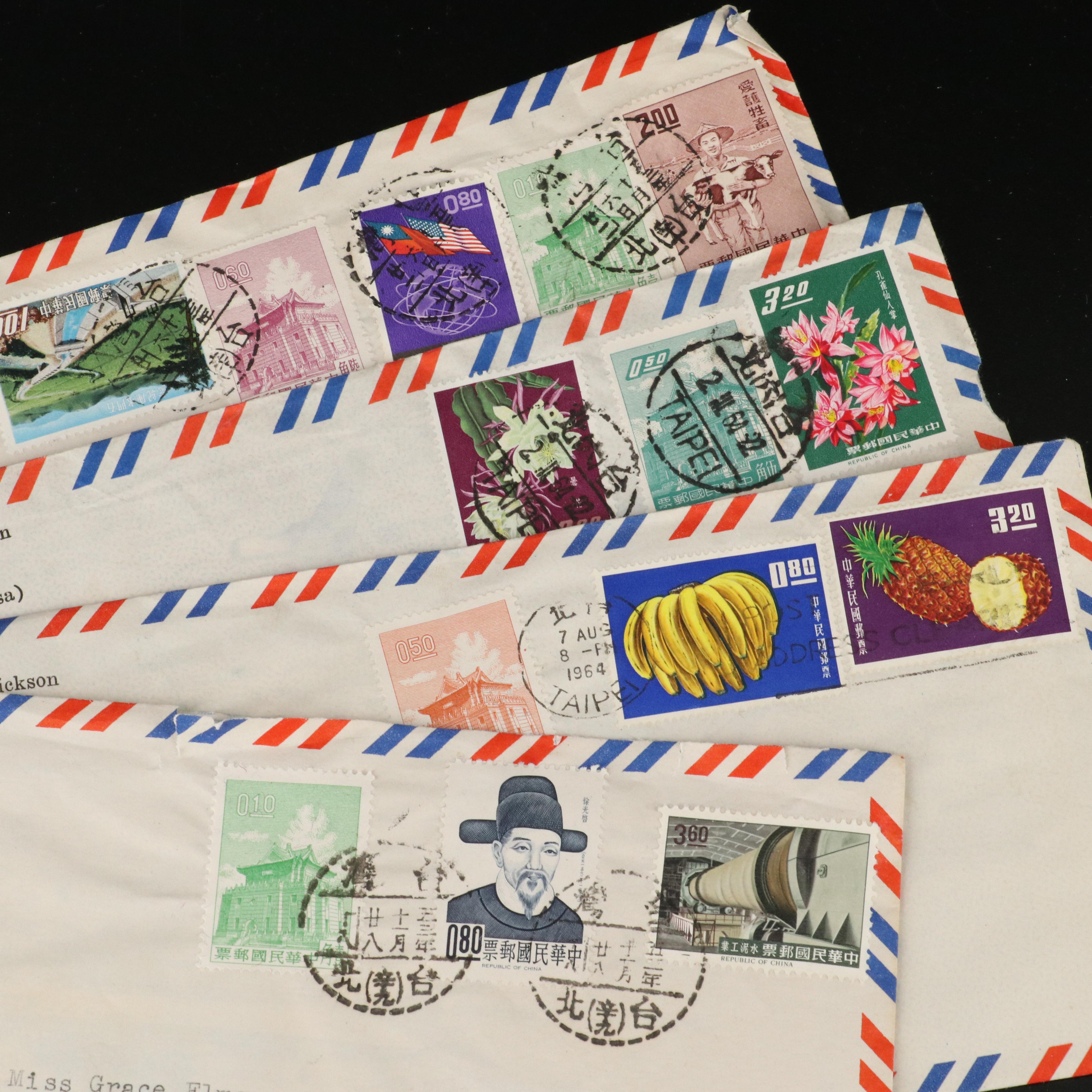 Over 200 U.S. Postal Covers, 1930s to 1960s