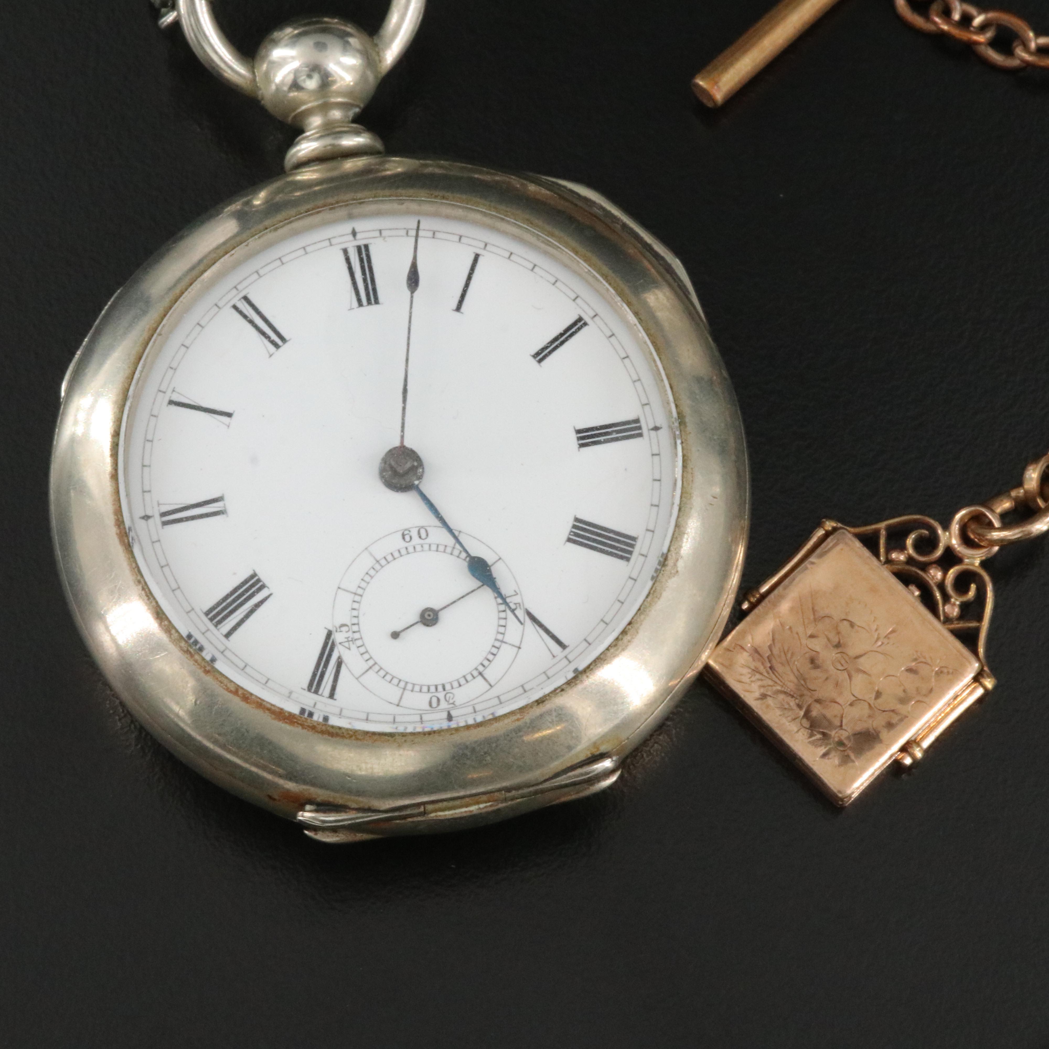 Antique Waltham Key Wind & Set Pocket Watch
