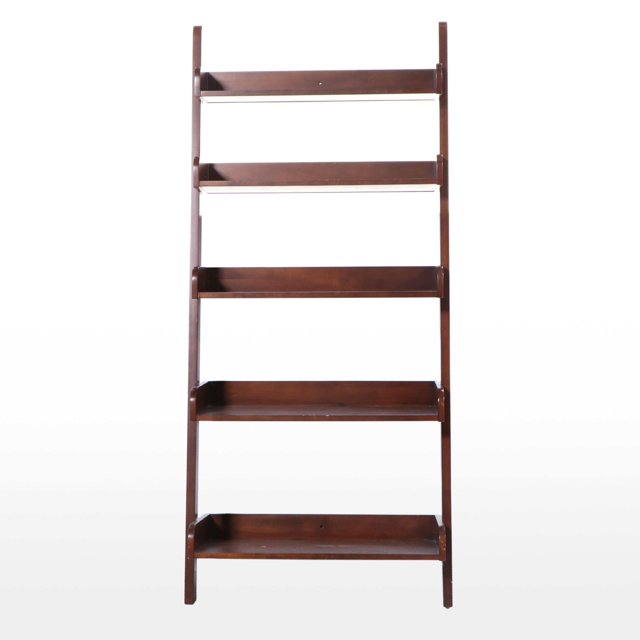 Pottery Barn "Studio" Bookshelf Ladder in Espresso Finish