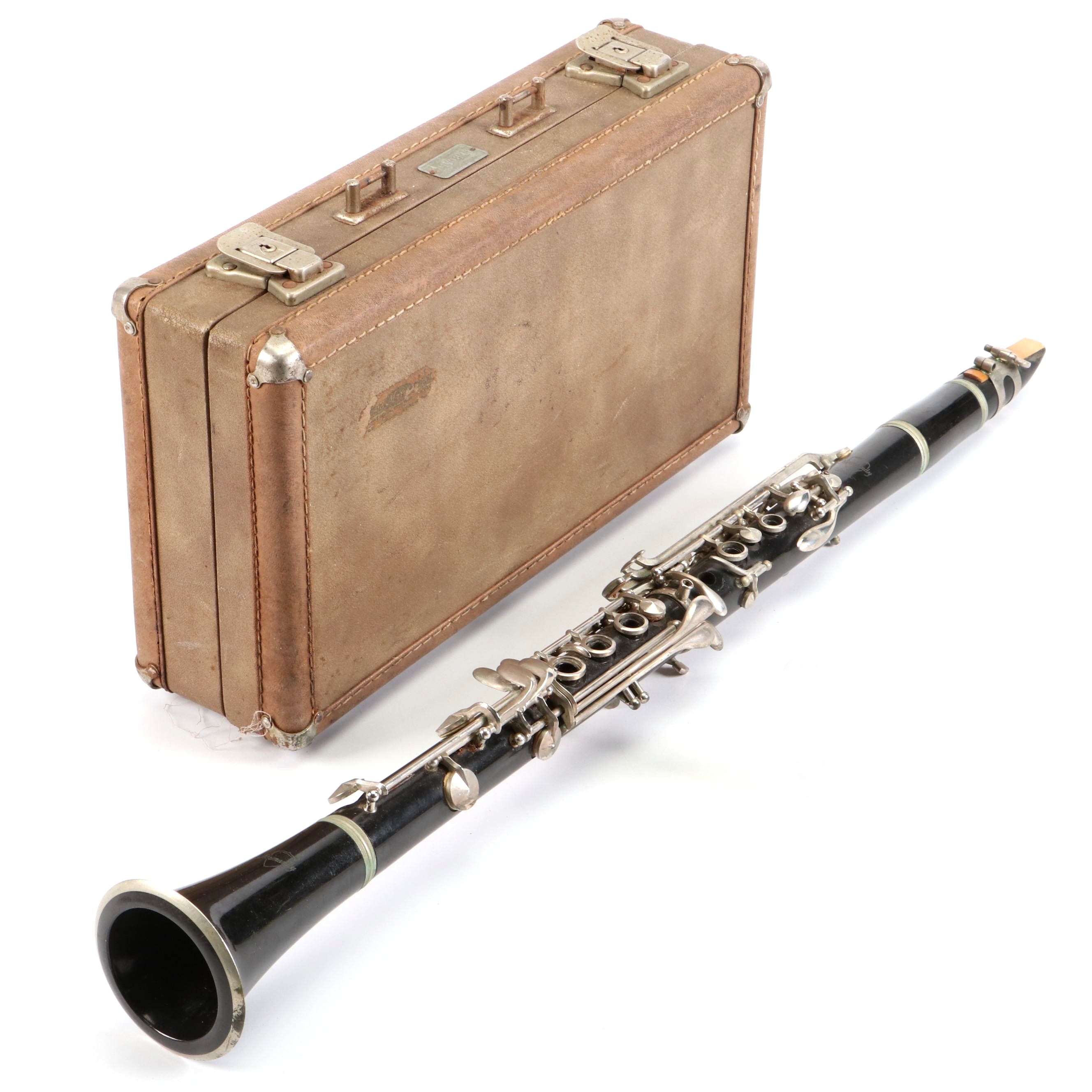 American Normandy Reso-Tone Clarinet with LeBlanc Case, Mid-20th Century