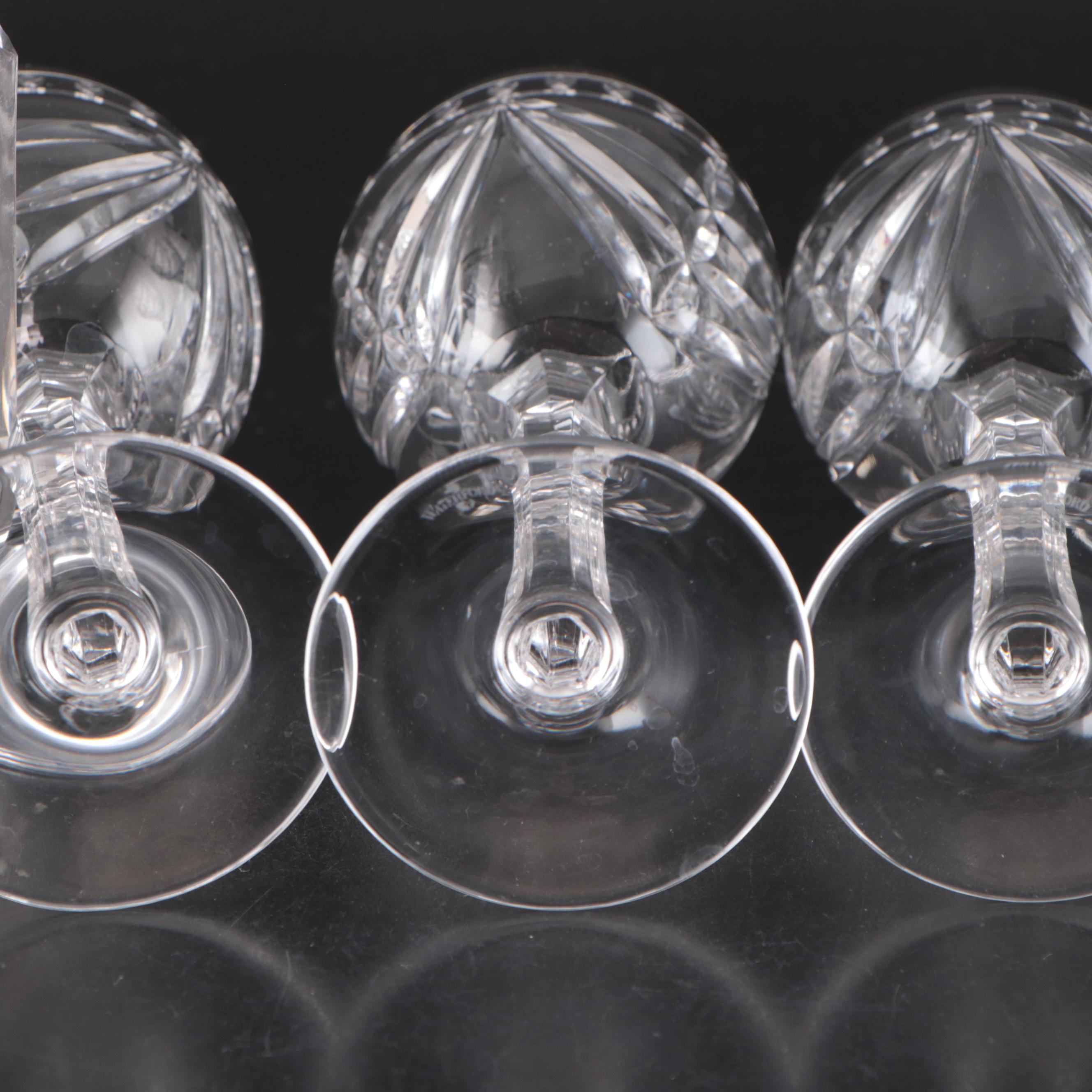 Waterford Crystal "Overture" Water Goblets, Set of Twelve