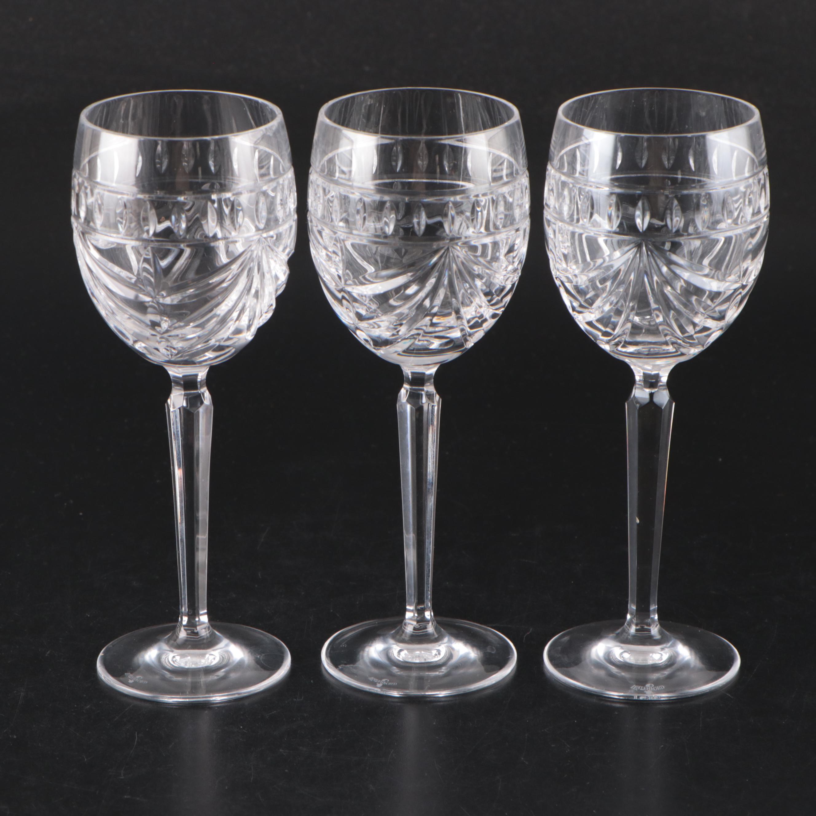 Waterford Crystal "Overture" Water Goblets, Set of Twelve