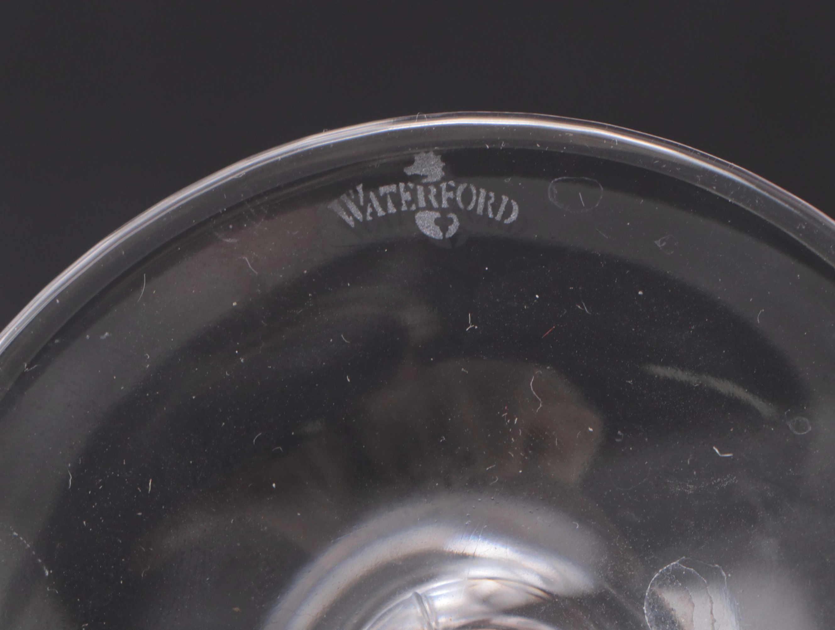 Waterford Crystal "Overture" Water Goblets, Set of Twelve