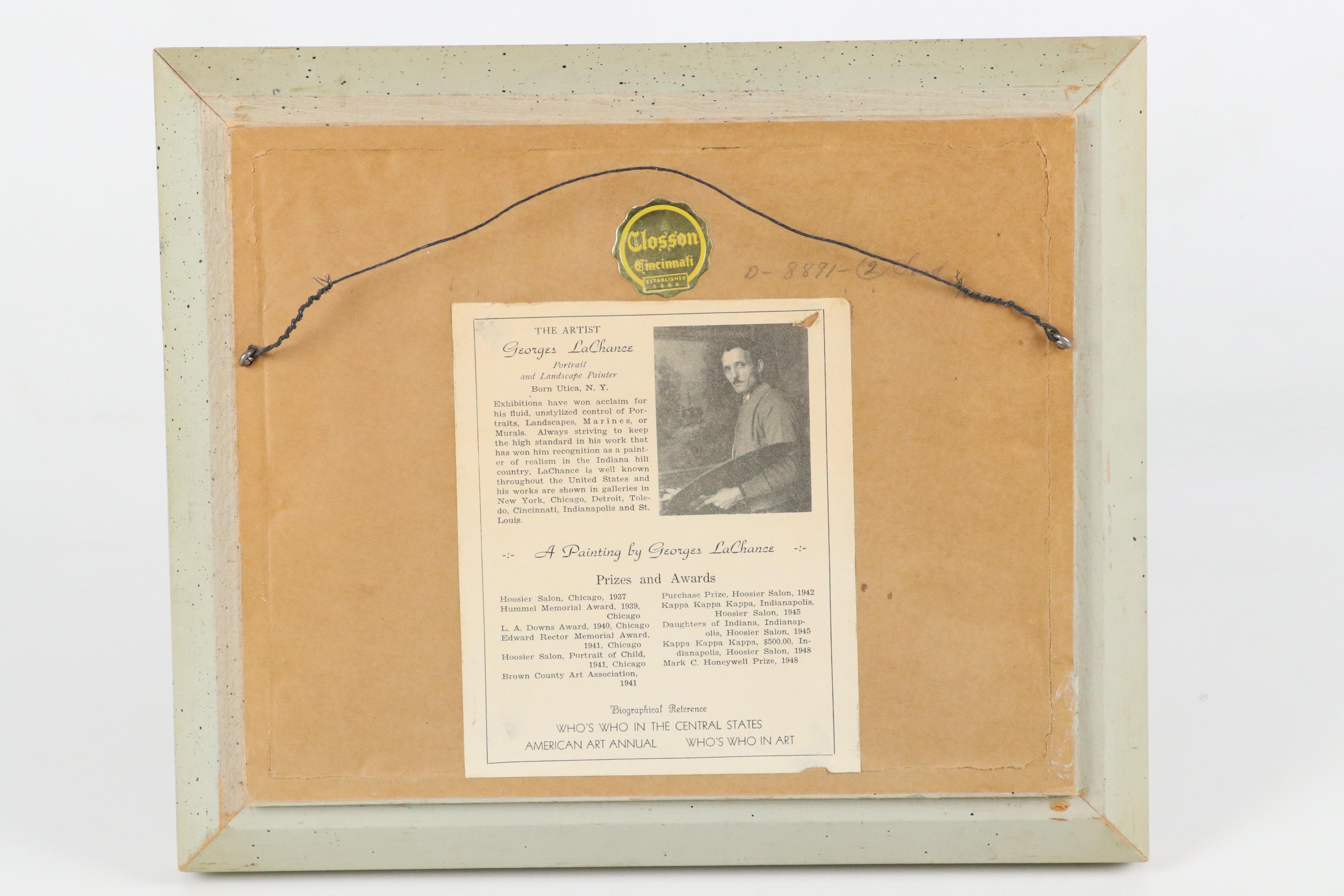 George LaChance Oil Landscape Painting