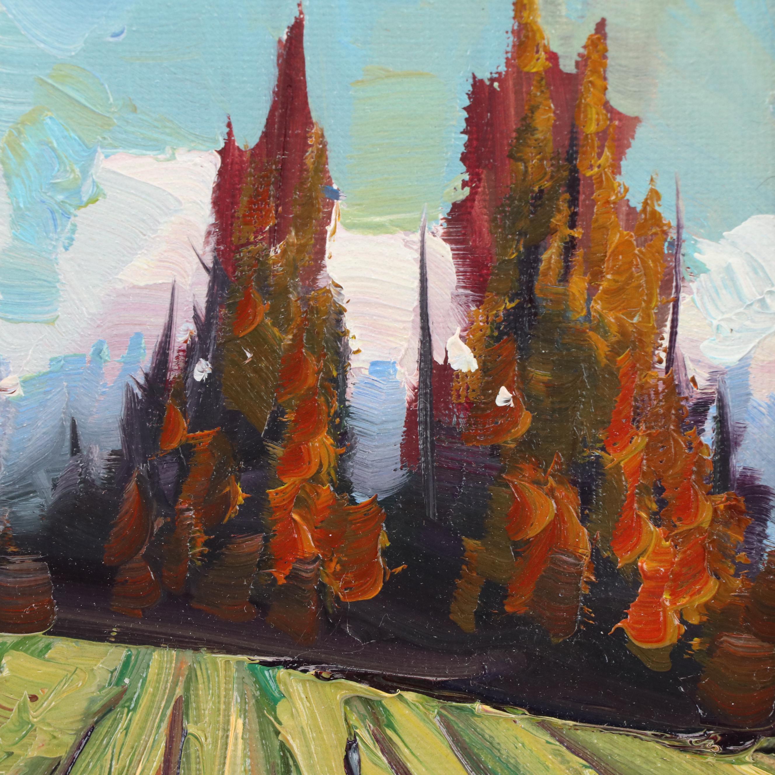 William Hawkins Landscape Oil Painting, 21st Century