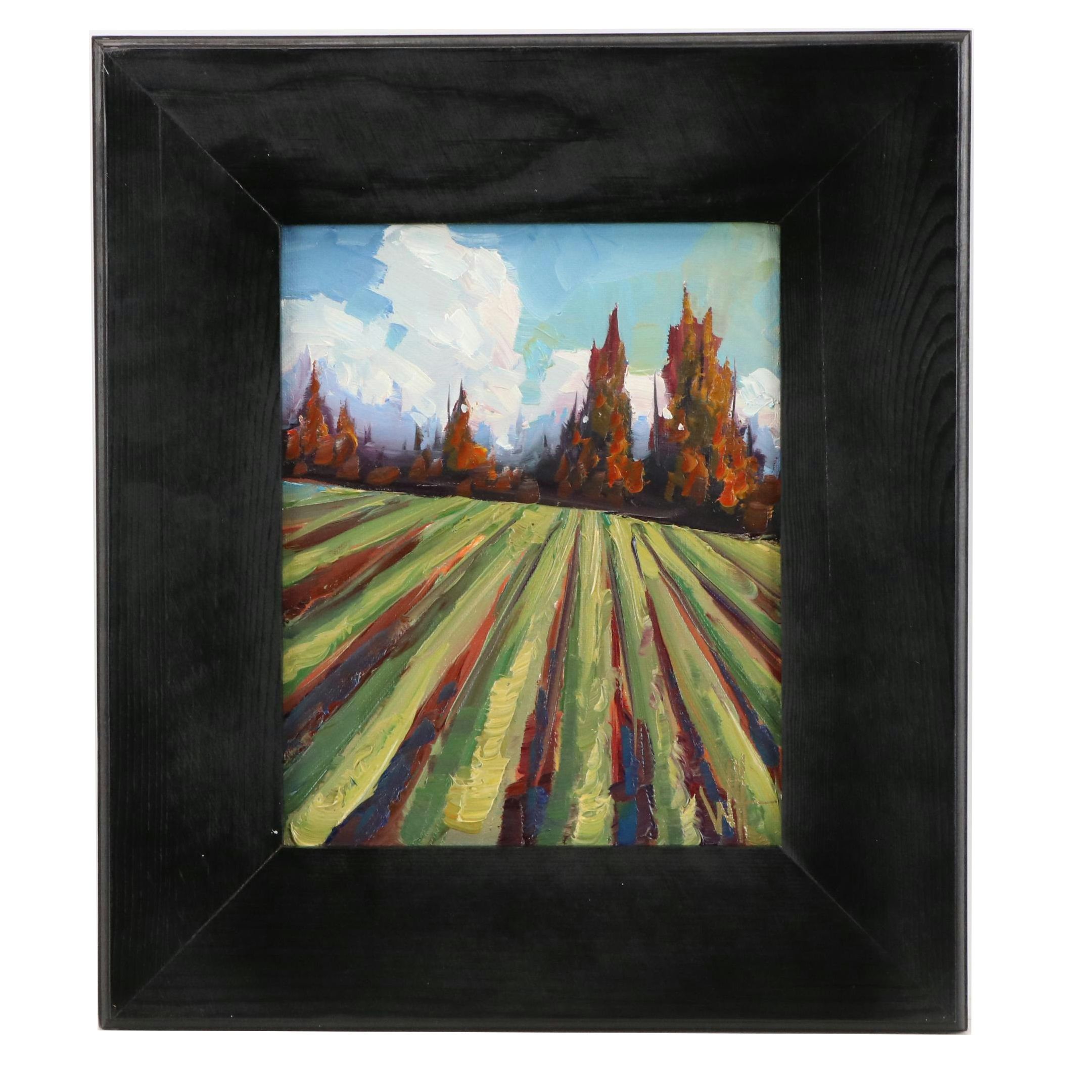 William Hawkins Landscape Oil Painting, 21st Century