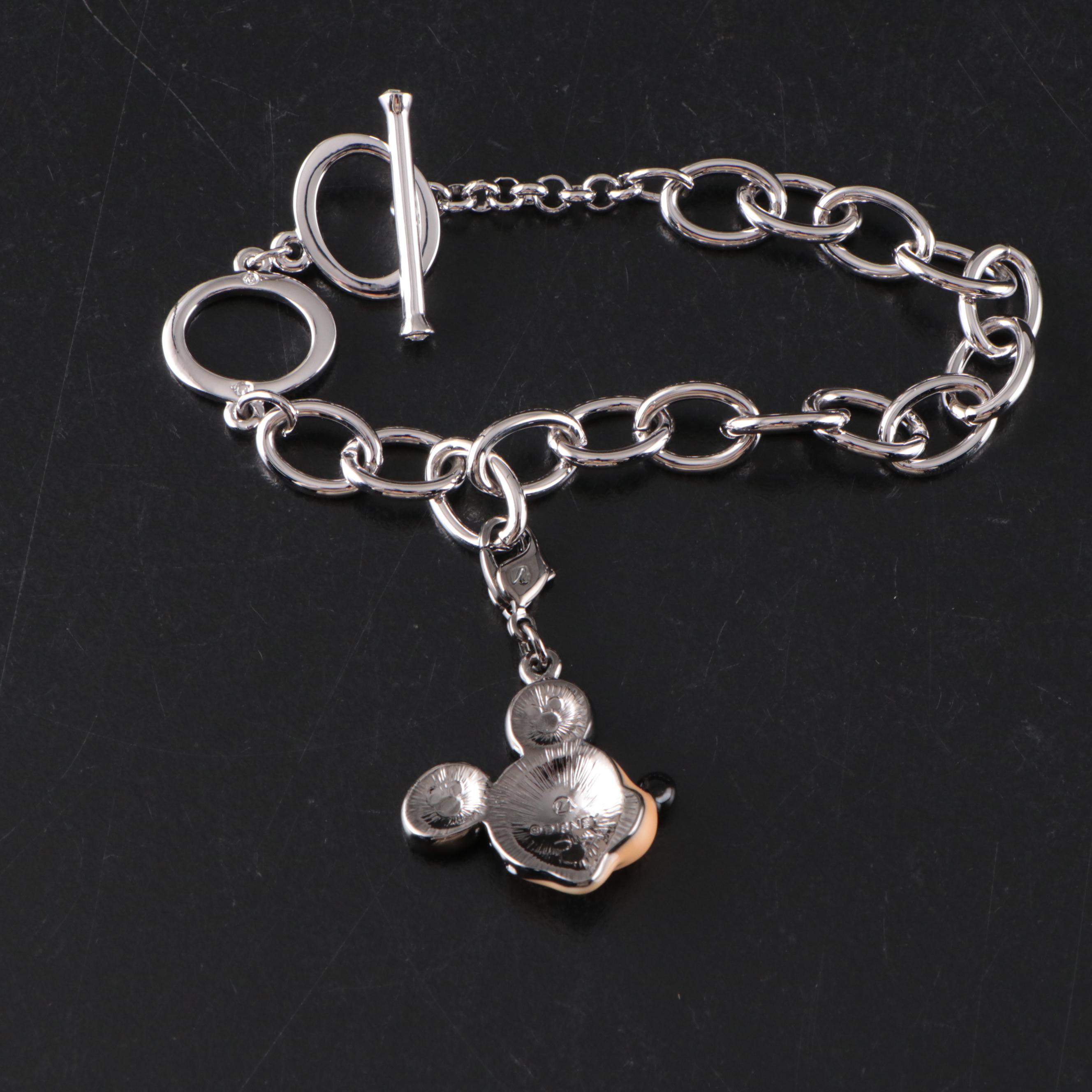 Swarovski for Disney Crystal Mickey Mouse Earrings and Bracelet