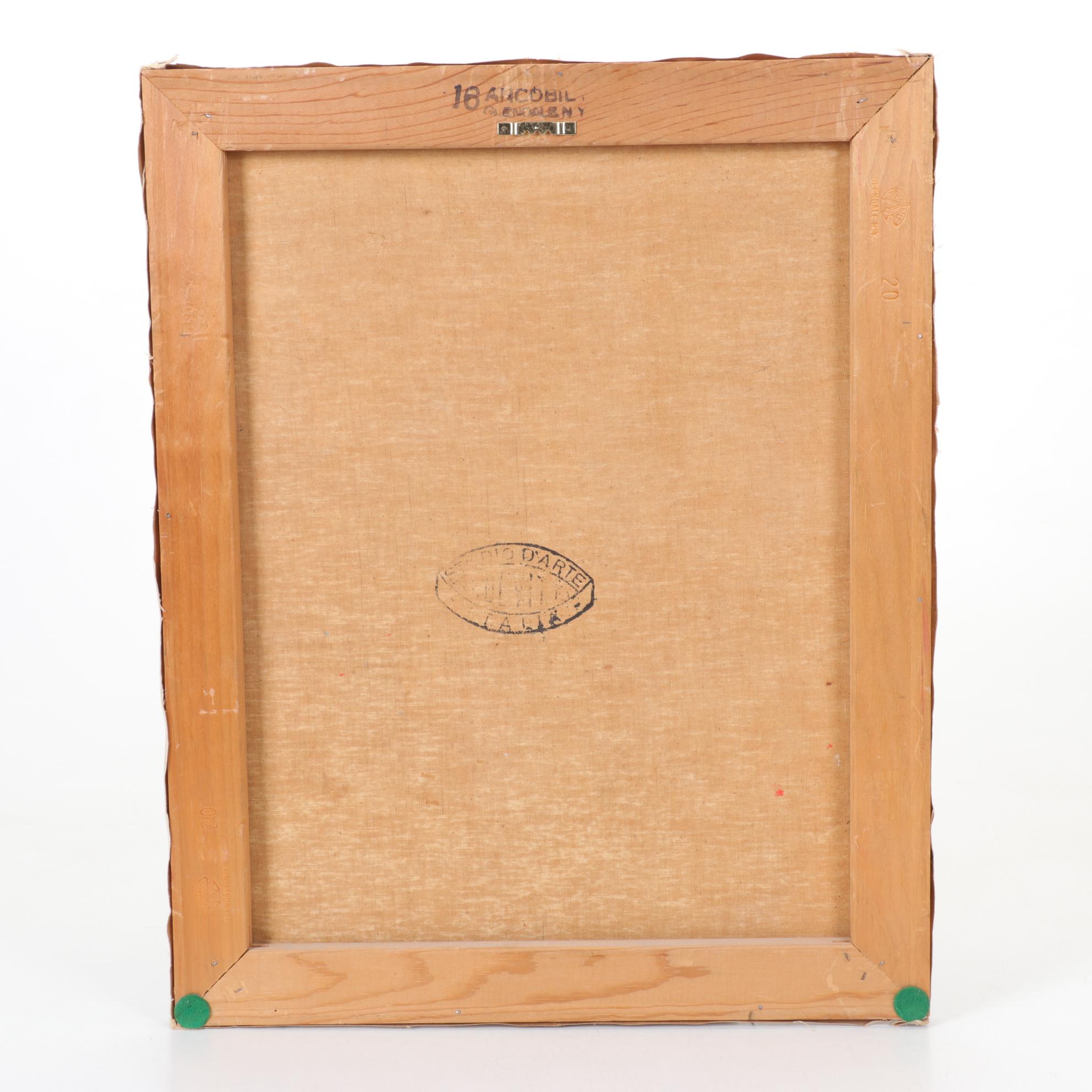 Antonio DeVity Parisian Street Scene Oil Painting